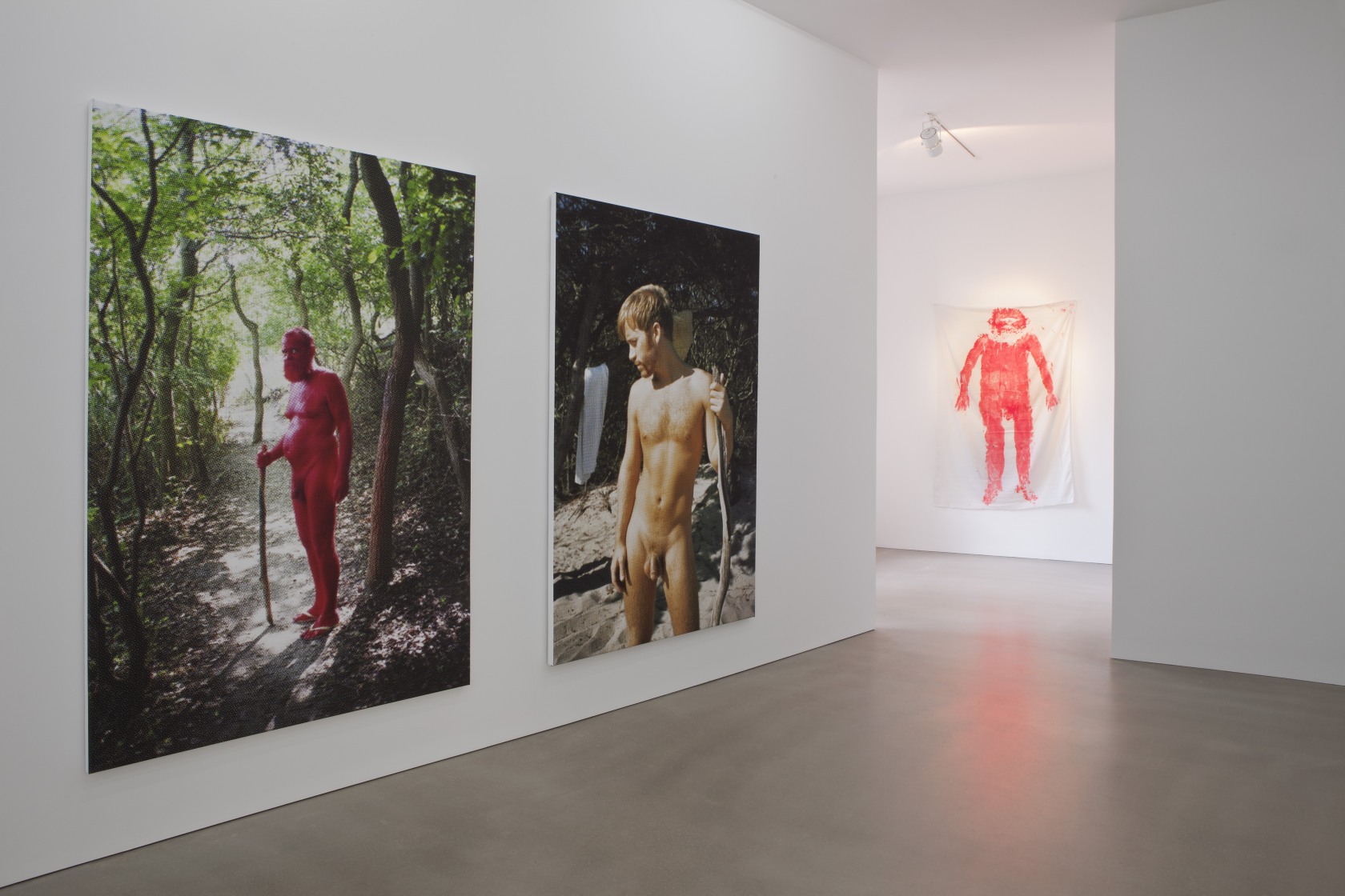 Black Red Gold (in collaboration with Ryan Brewer), 2011 (detail; center) Color inkjet prints on paper. Set of 3 Red...