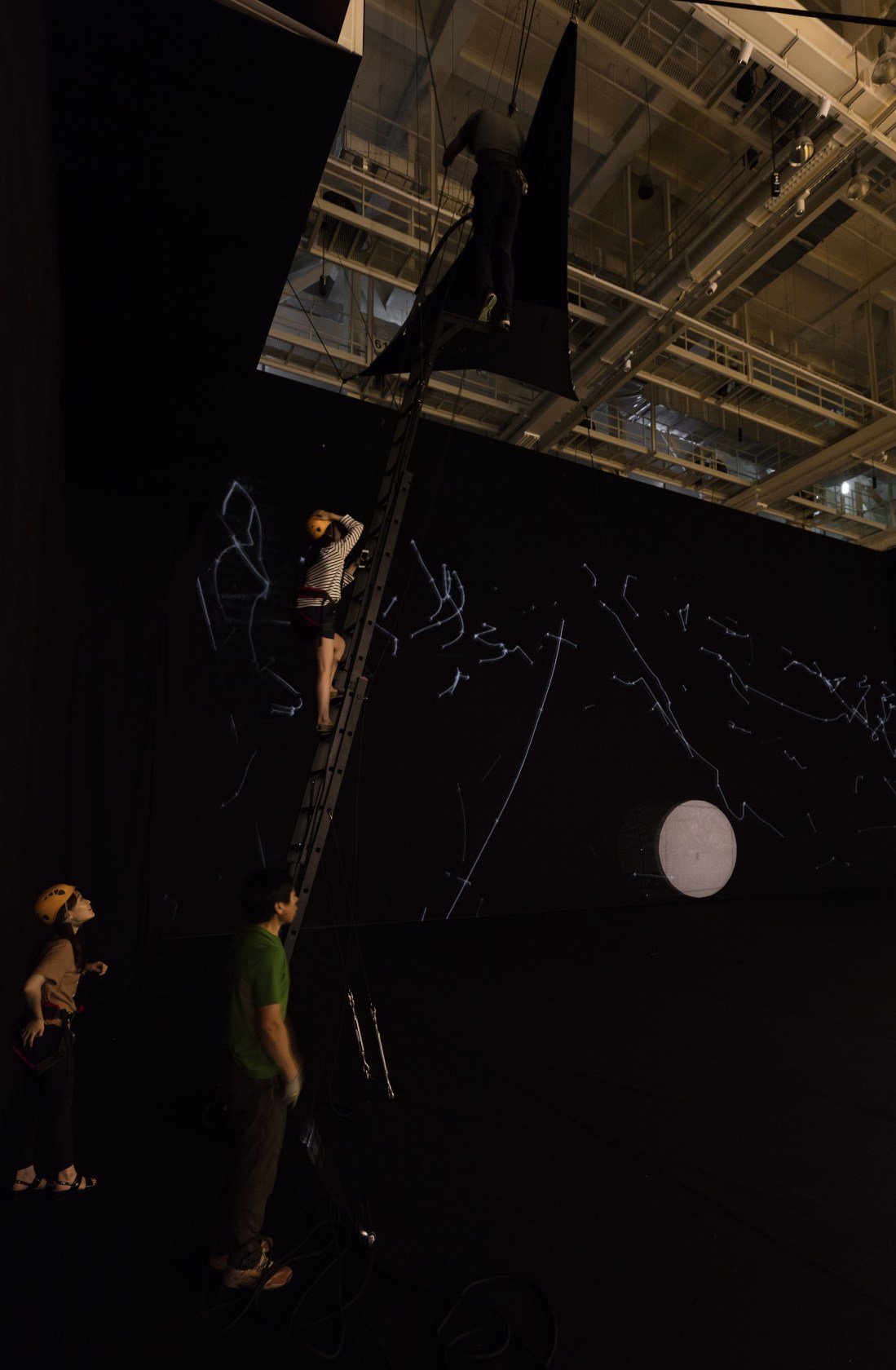 Exhibition view Our Interplanetary Bodies, 2017 Asia Culture Center, Gwangju Accessible to visitors, a pod recalling the artist’s vision for...