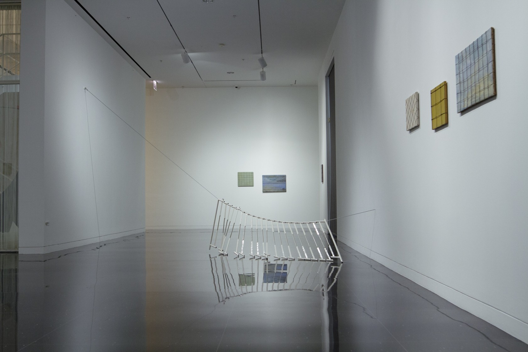 Exhibition view: Man Walking Toward a Fata Morgana, The Arts Club of Chicago, 2017 Photo © Michael Tropea