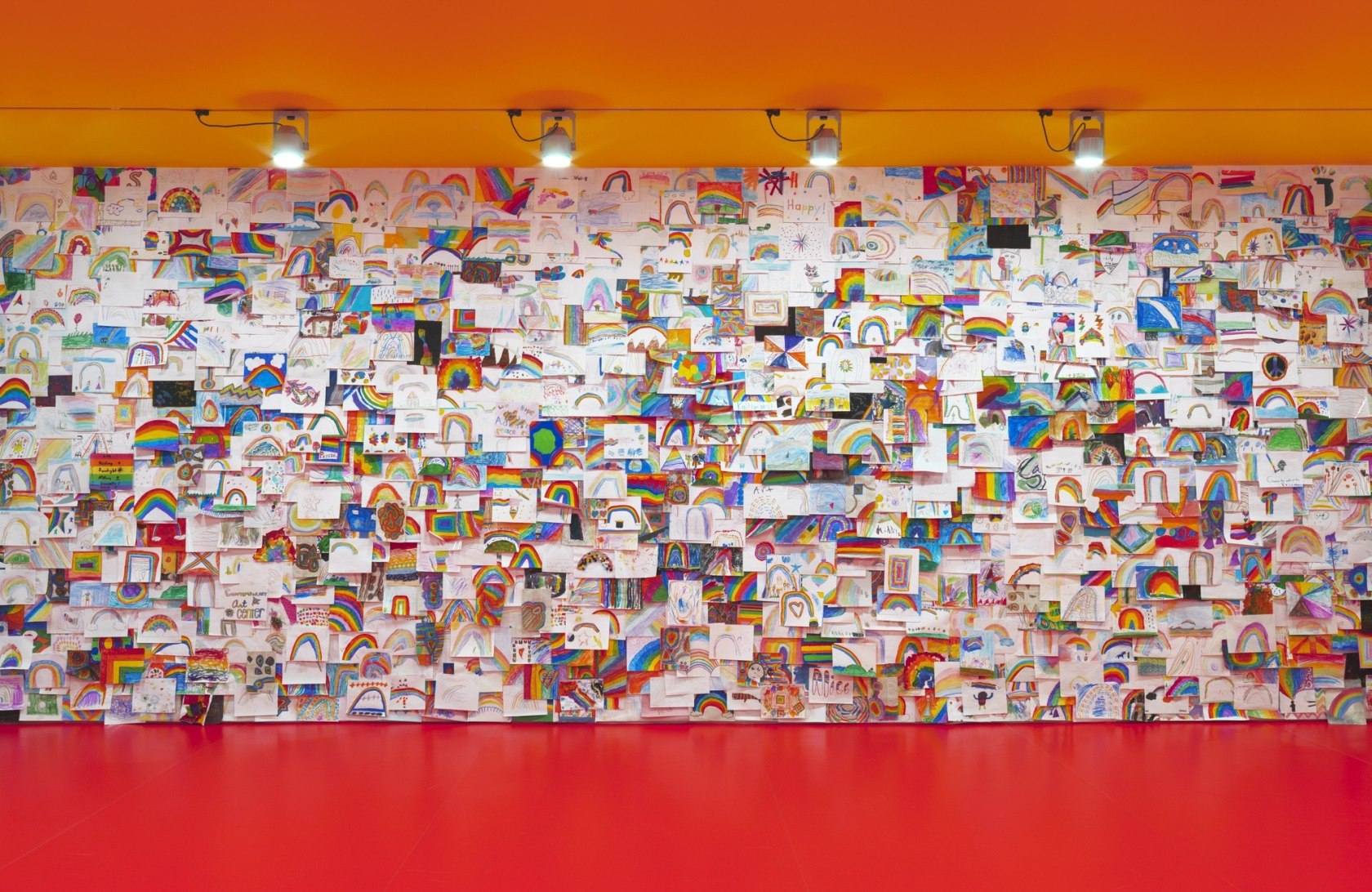 Exhibition view: Ugo Rondinone, let's start this day again, Contemporary Arts Center, Cincinnati, 2017 Photo © Tony Walsh