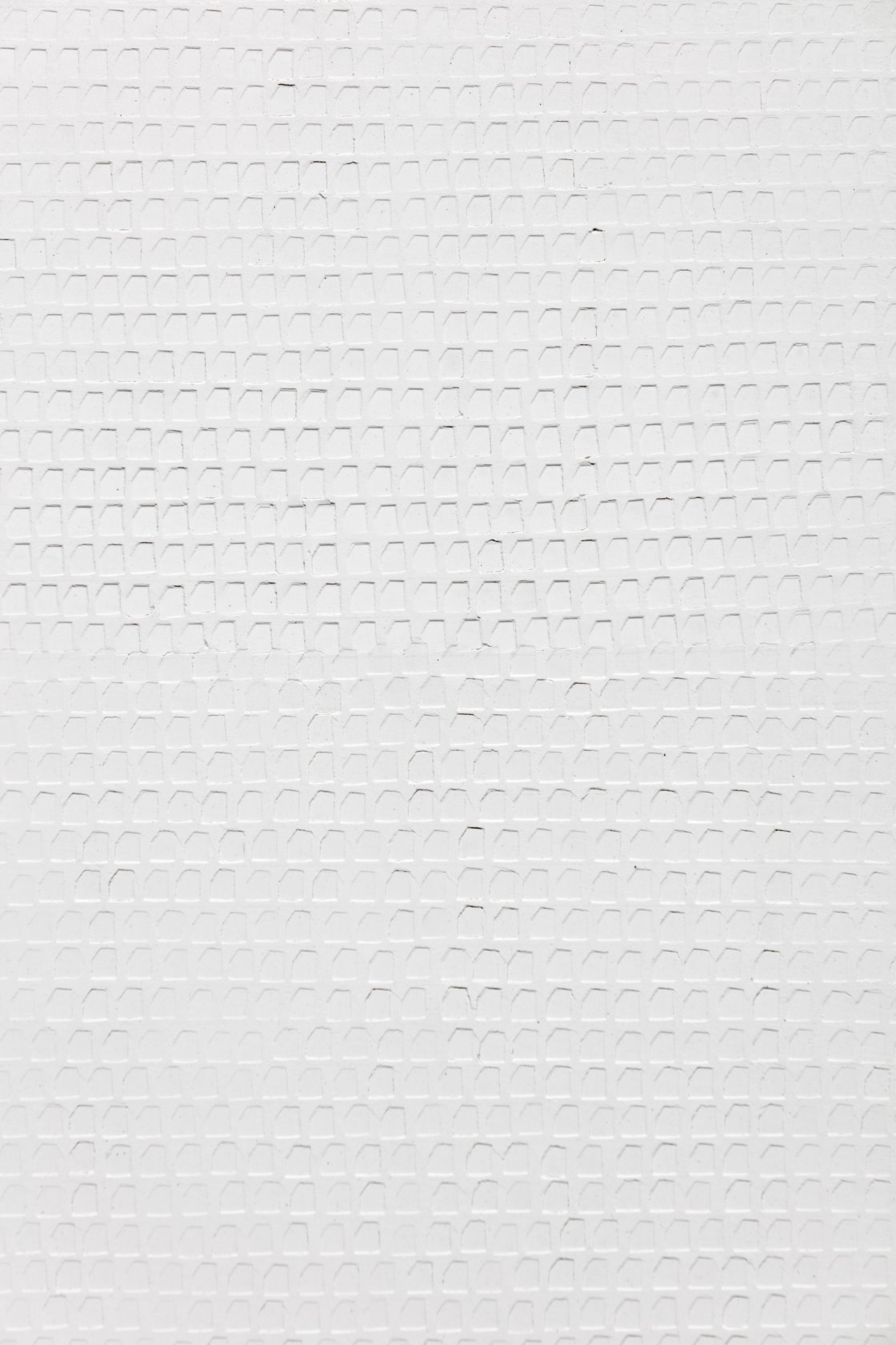 se/hundred and five, 2017 (detail) Gesso panel stamped with thinnam 55 x 47 x 5 cm each, 4 panels Photo...