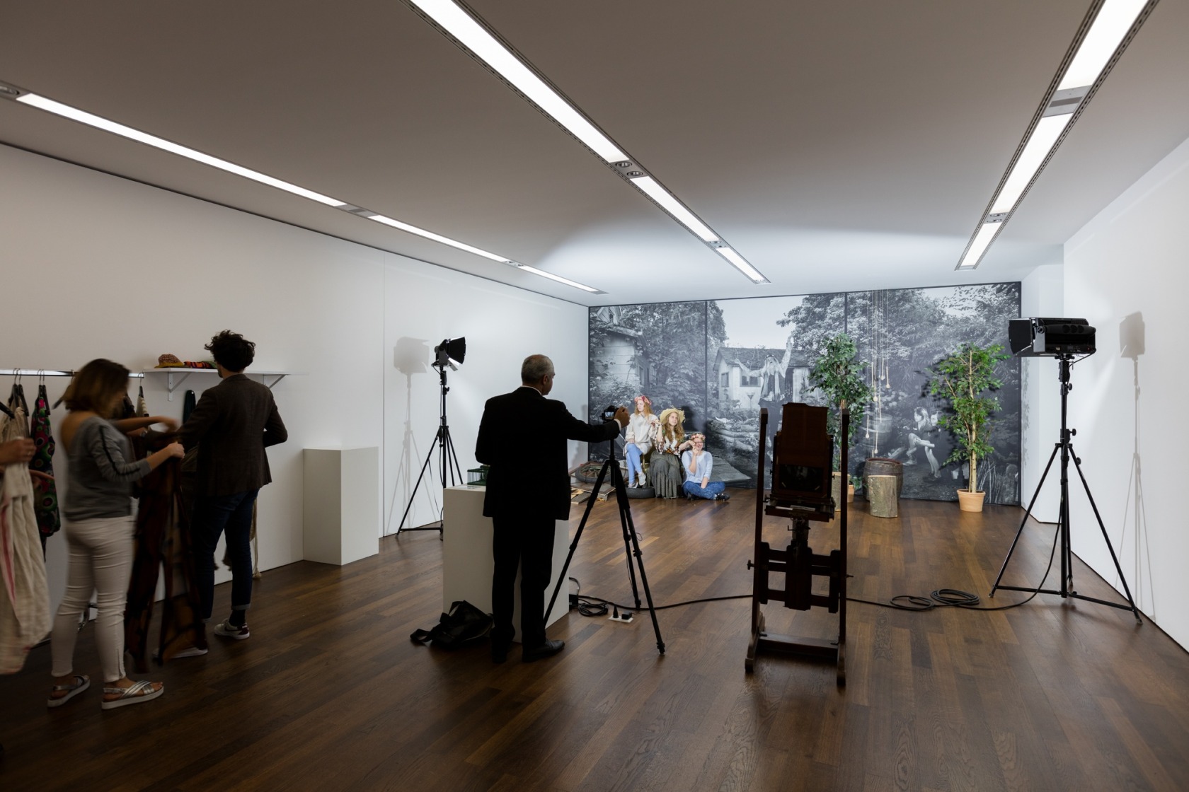 Exhibition view: Rodney Graham. Lightboxes, Museum Frieder Burda, Baden Baden, 2017 As part of the exhibition, a room of the...