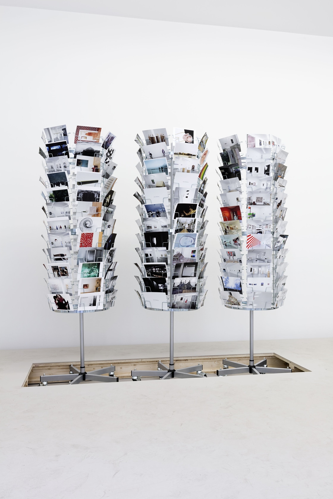 Exhibition Record (Johnen), 2016 Chrome pigment prints, card display stands Documenting the thirty-two year history of Galerie Johnen+Schöttle and Johnen...