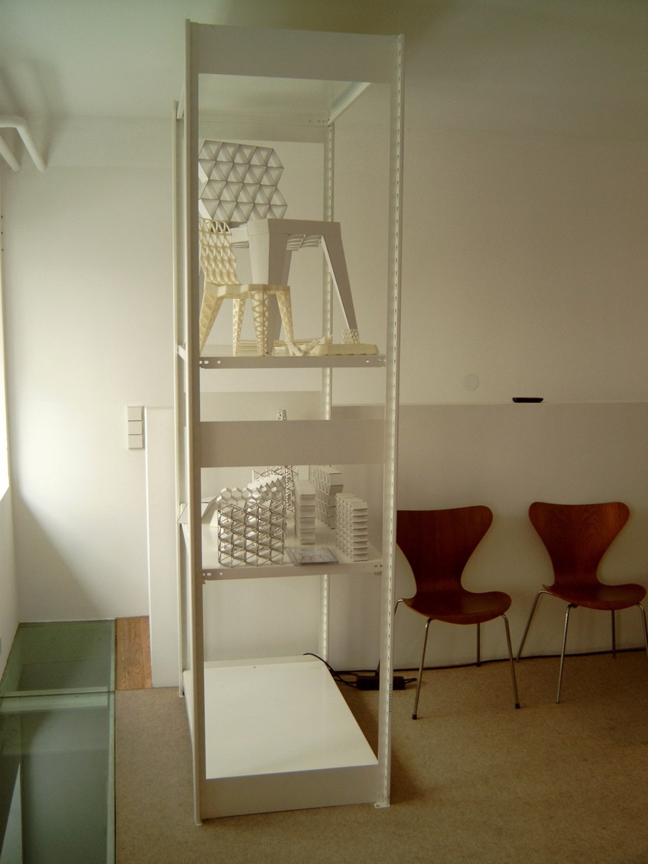 Assorted Sinterchair® maquettes, 2002 Mixed media Dimensions variable Photo © Jens Vogt