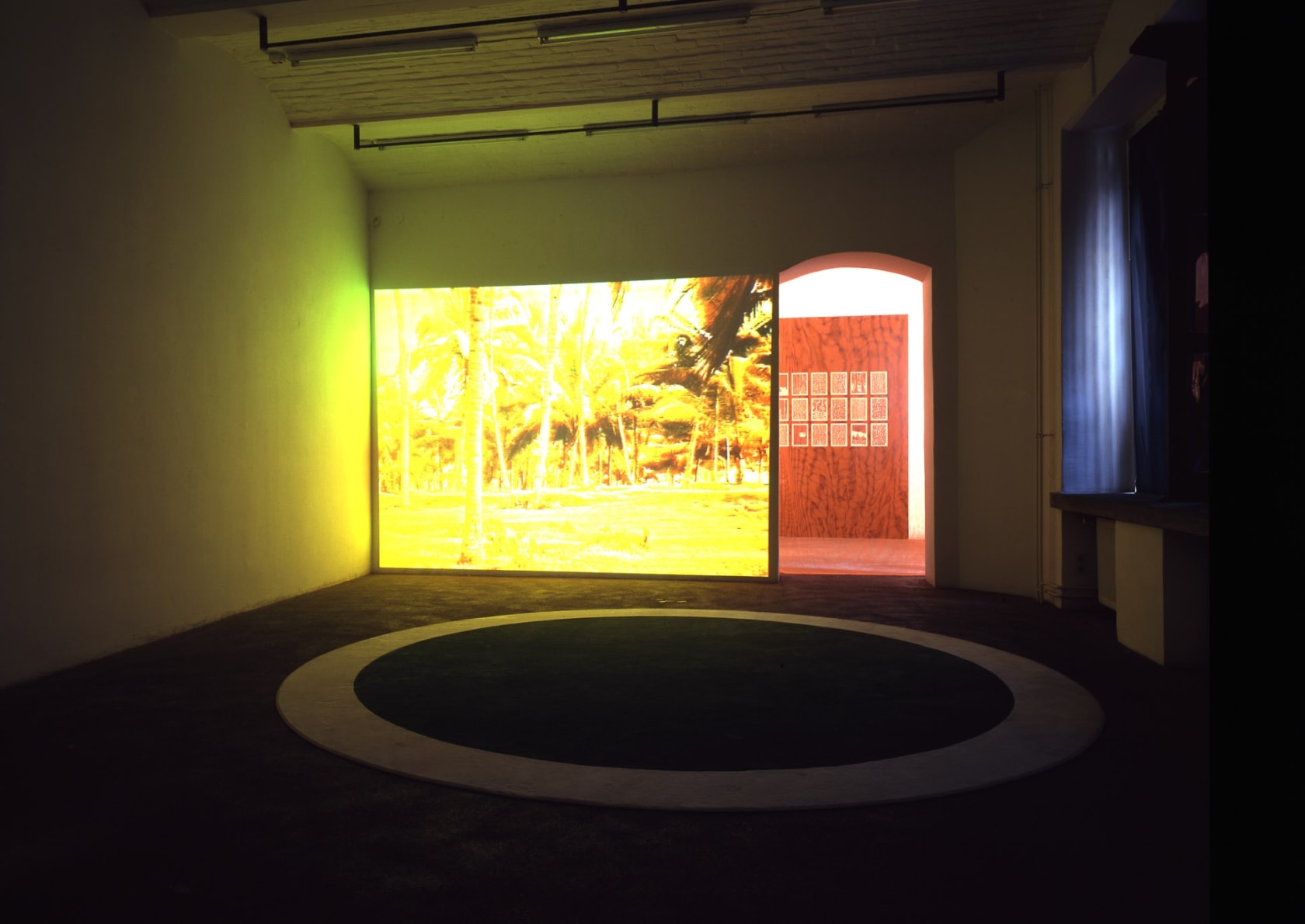 Pia Greschner, Magic Forest, 1999. Exhibition view: Pia Greschner, Oriental Gravitiy, Schipper & Krome, Berlin, 1999. Photo © Carsten Eisfeld