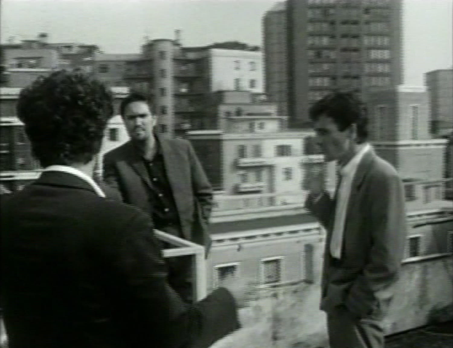 Carsten Höller, Philippe Parreno, Rirkrit Tiravanija, Vicinato, 1995. Exhibition view: Vicinato, Schipper & Krome, Cologne, 1996. Film still © the...