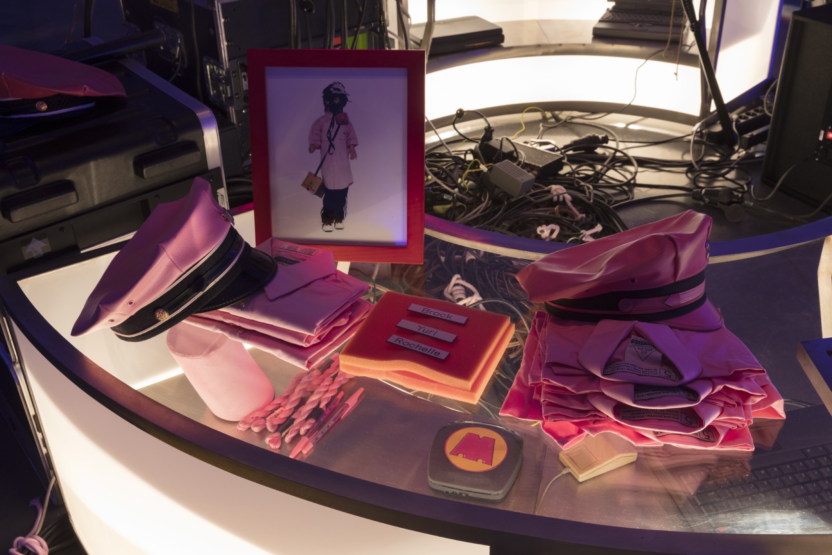 Exhibition view: Julia Scher, Wonderland, Esther Schipper, Berlin 2018 Photo: © Andrea Rossetti