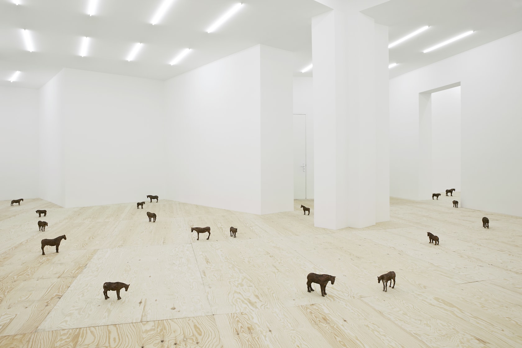 primal, 2013 bronze 47 parts The bronze horses of primal are part of a body of work that also includes...