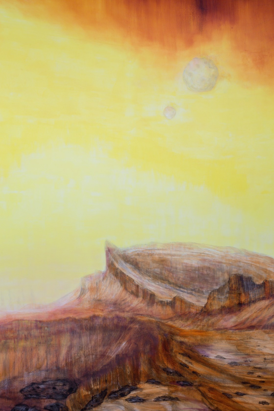 Dominique Gonzalez-Foerster & Joi Bittle Cosmorama, 2018 Mixed media Exhibition view: Dominique Gonzalez-Foerster, Martian Dreams Ensemble, Galerie für Zeitgenössische Kunst,...