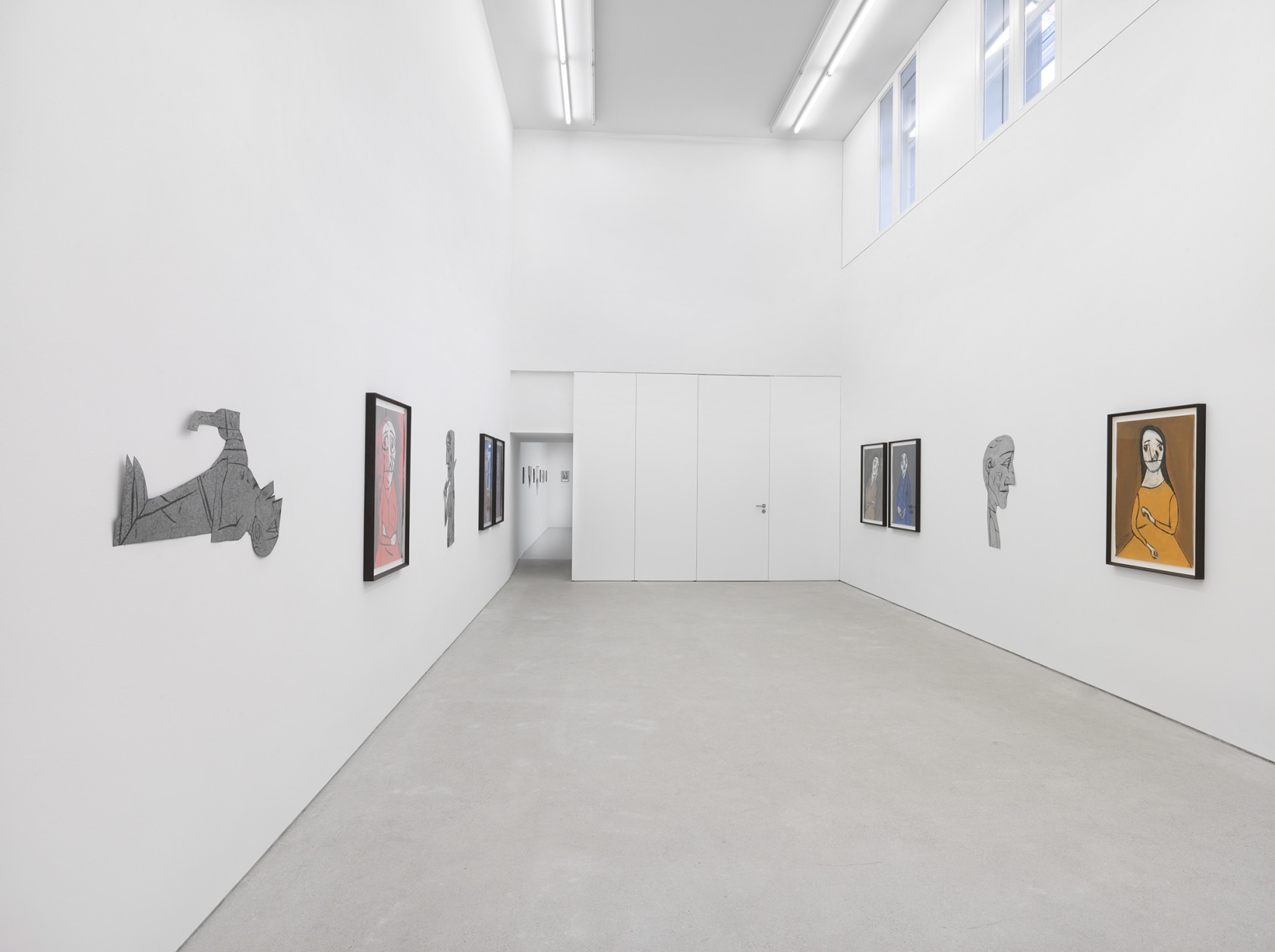 Exhibition view: Forin Mitroi, Cuts, Johnen Galerie, Berlin, 2014 Photo © Jens Ziehe