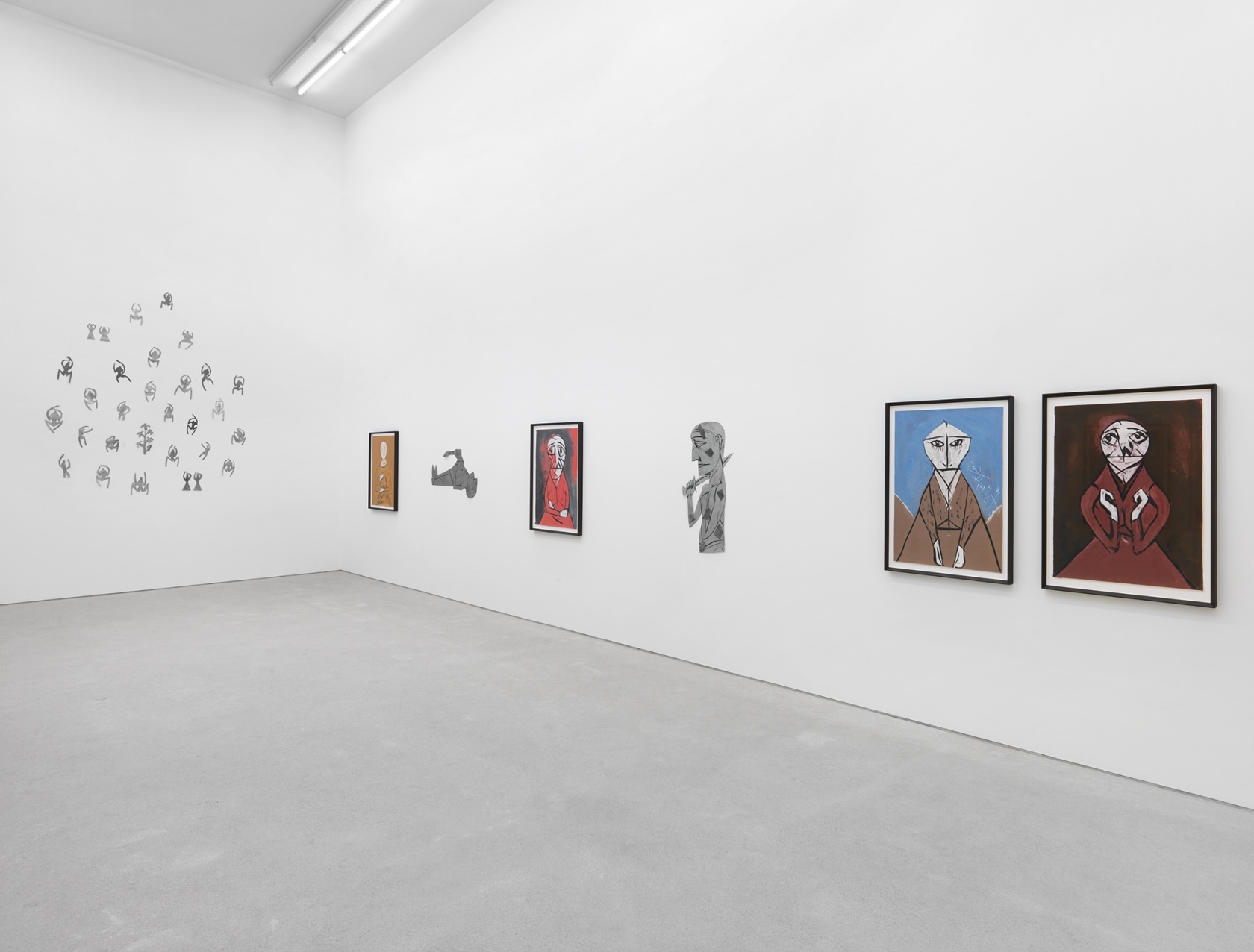 Exhibition view: Forin Mitroi, Cuts, Johnen Galerie, Berlin, 2014 Photo © Jens Ziehe