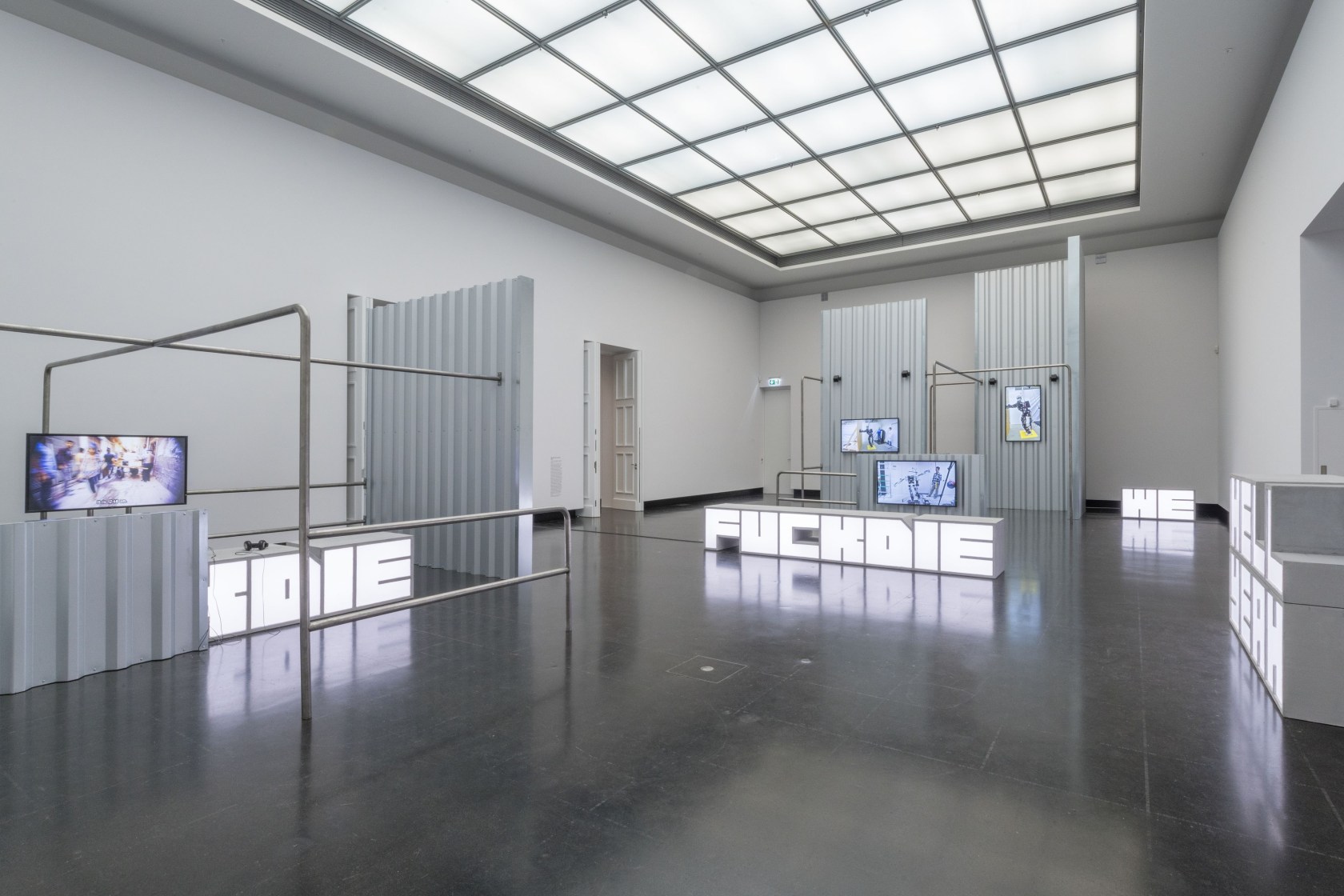 Robots Today, 2016 One channel HD video Duration: 8:02 min Hell Yeah We Fuck Die, 2016 Three channel HD video...