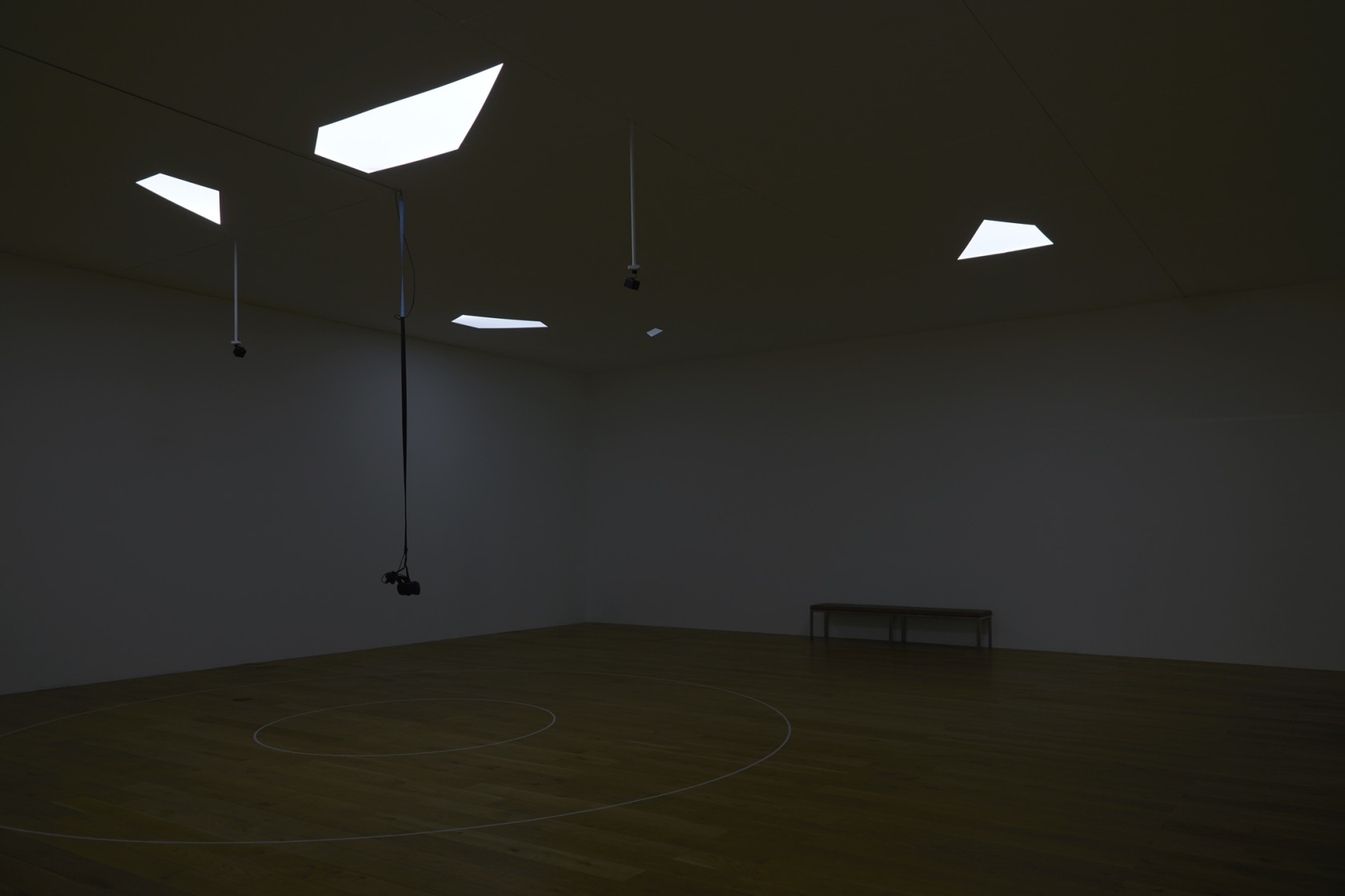 Exhibition view: Daniel Steegmann Mangrané, Nottingham Contemporary, Nottingham, 2019 Photo © Stuart Whipps