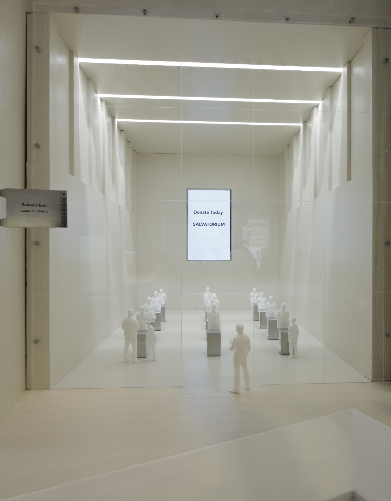 Simon Fujiwara Salvator Mundi Experience, 2019 (detail) Mixed media installation Simon Fujiwara in collaboration with David Kohn architects Exhibition view:...