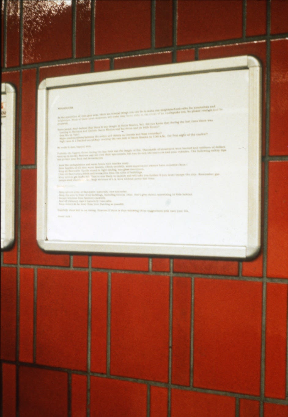 Exhibition view: Angela Bulloch, Rules Series, Esther Schipper, Cologne, 1993. Photo © Lothar Schnepf