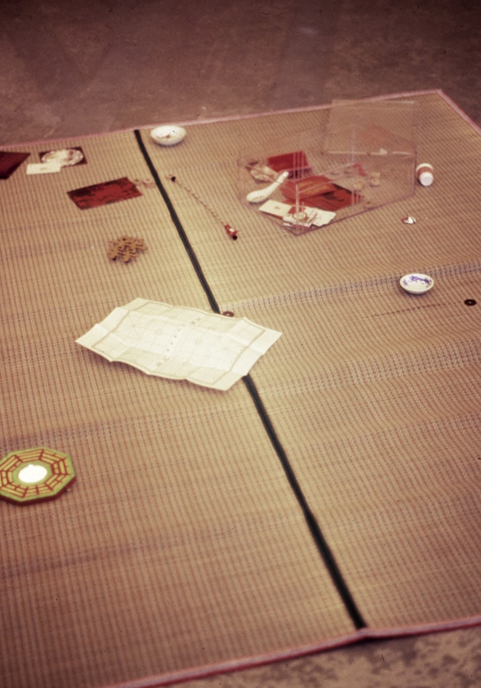 Dominique Gonzalez-Foerster, The Daughter of a Taoist: Indices I, 1991 (detail). Exhibition view: The Daughter of a Taoist, Esther Schipper,...