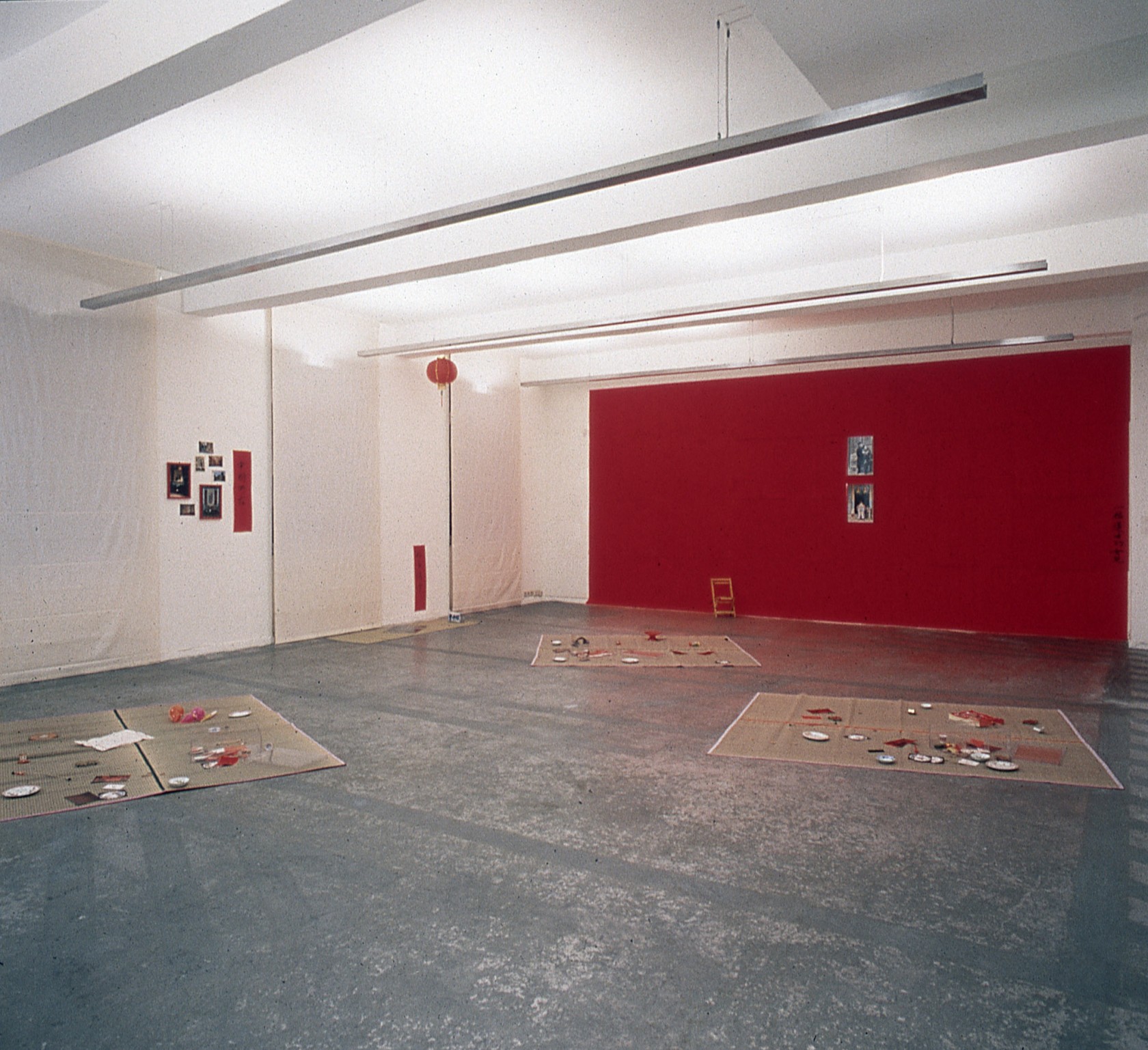 Exhibition view: The Daughter of a Taoist, Esther Schipper, Cologne, 1991. Photo © Lothar Schnepf