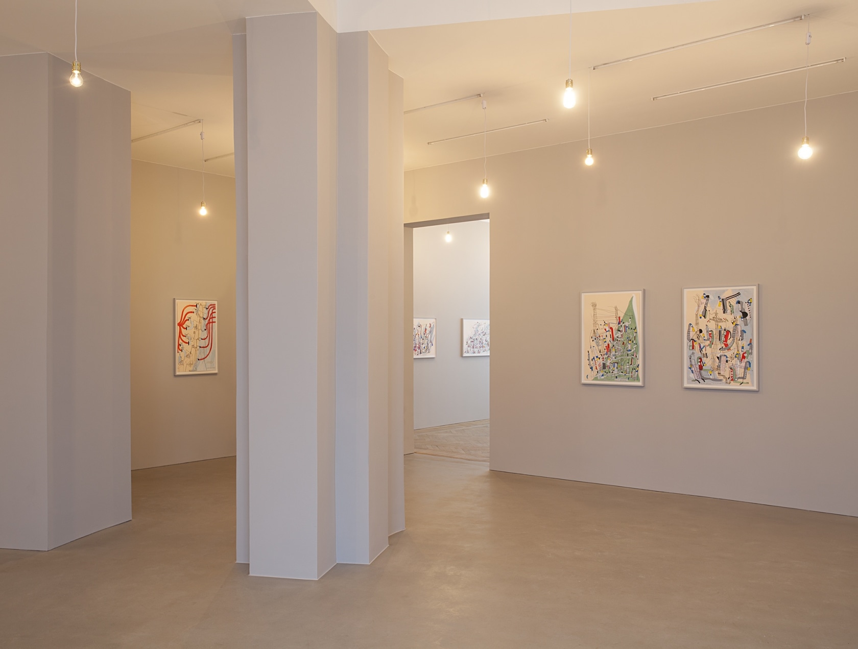 Exhibition view, The Stormy Ice Mountain Sabotage Mission of the Secret Electronic Transmissiom Technician, 2013 © Andrea Rossetti