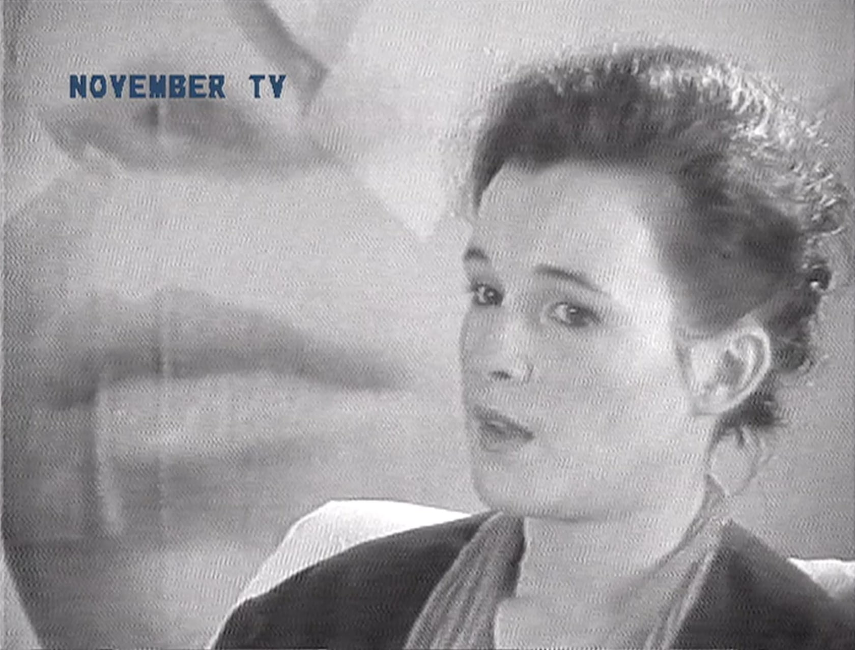 Michael Krome, November TV, 1993. Exhibition view: November TV, Esther Schipper, Cologne, 1993. Film still © Michael Krome