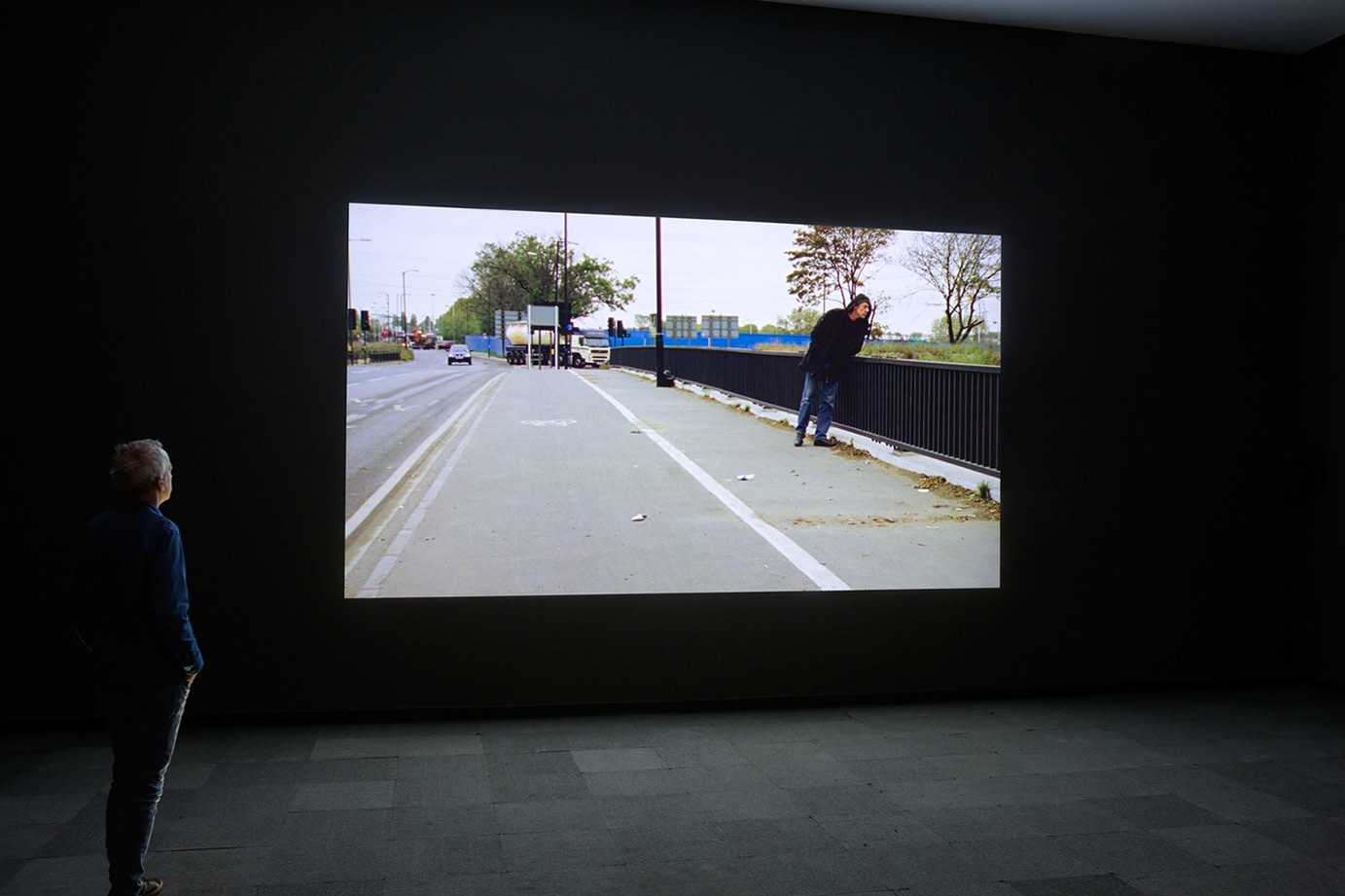 Man on a bridge - (A study of David Lange), 2008 Digital video Duration: 16.27 min Exhibition view: Read Only,...