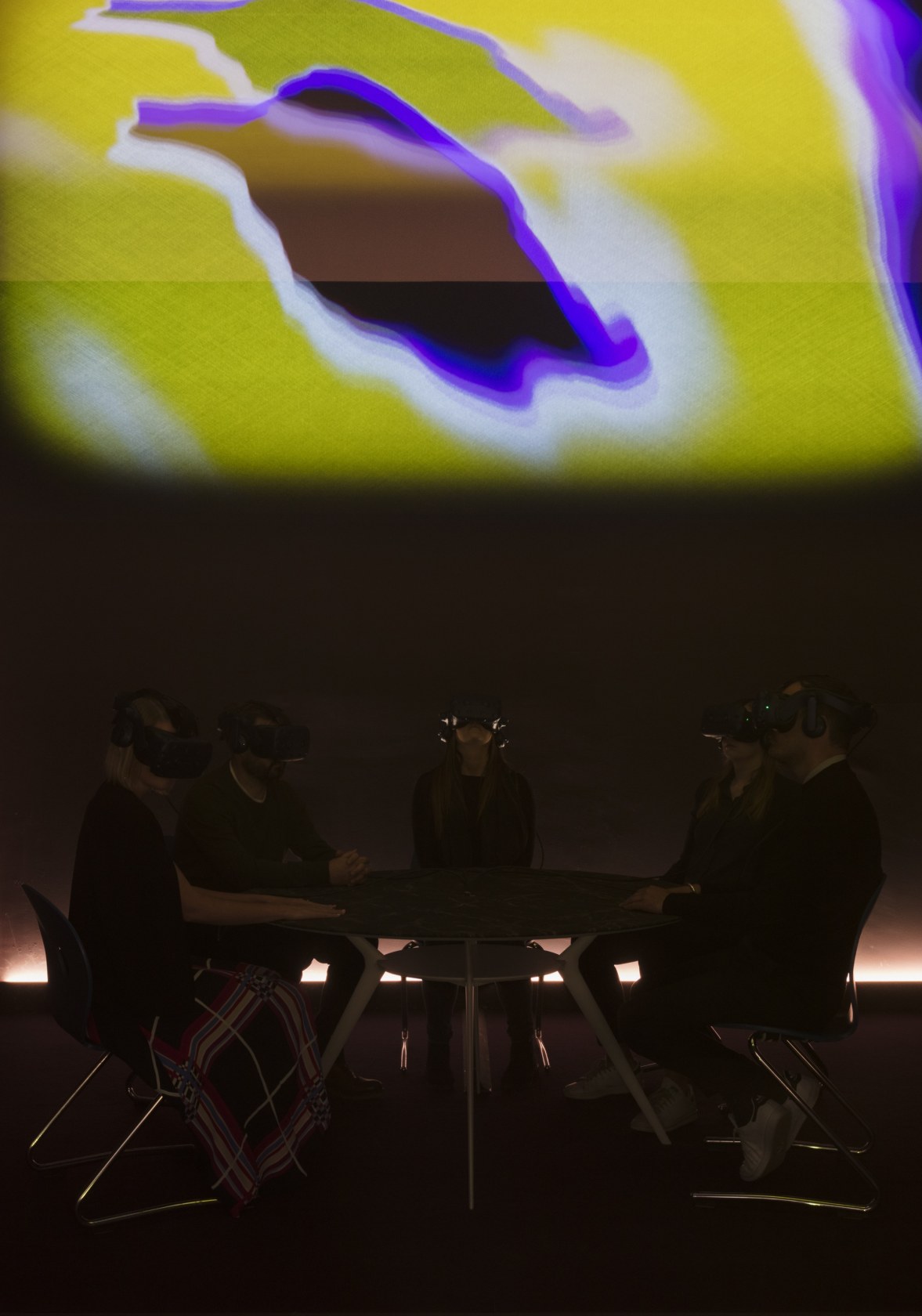 Endodrome, 2019 Virtual reality environment Duration and dimensions variable Soundscape by Corine Sombrun Supported by HTC VIVE Arts Exhibition view:...