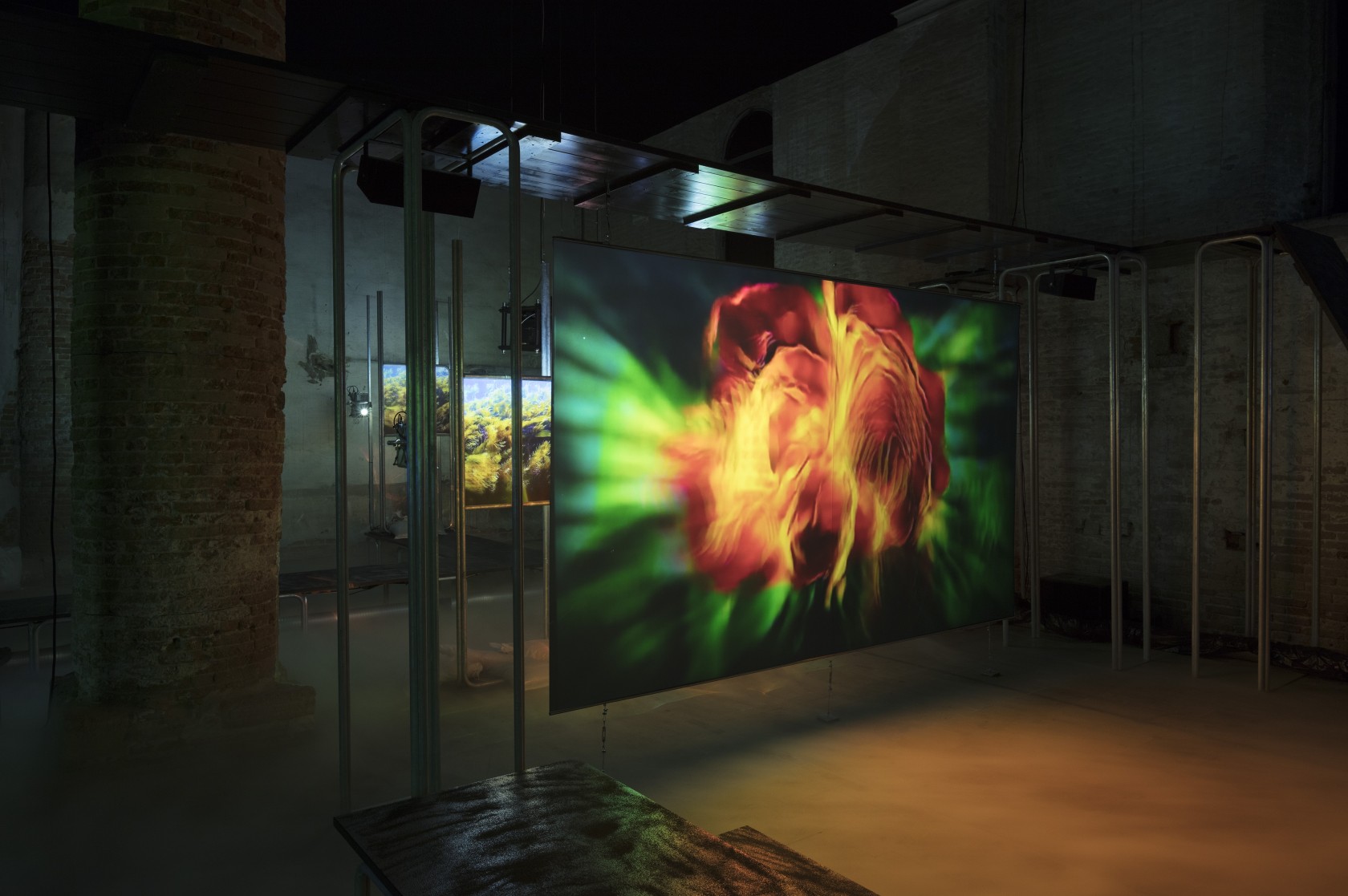 This is the Future, 2019 Video installation, environment This is the Future, 2019: single channel HD video, color, sound Power...