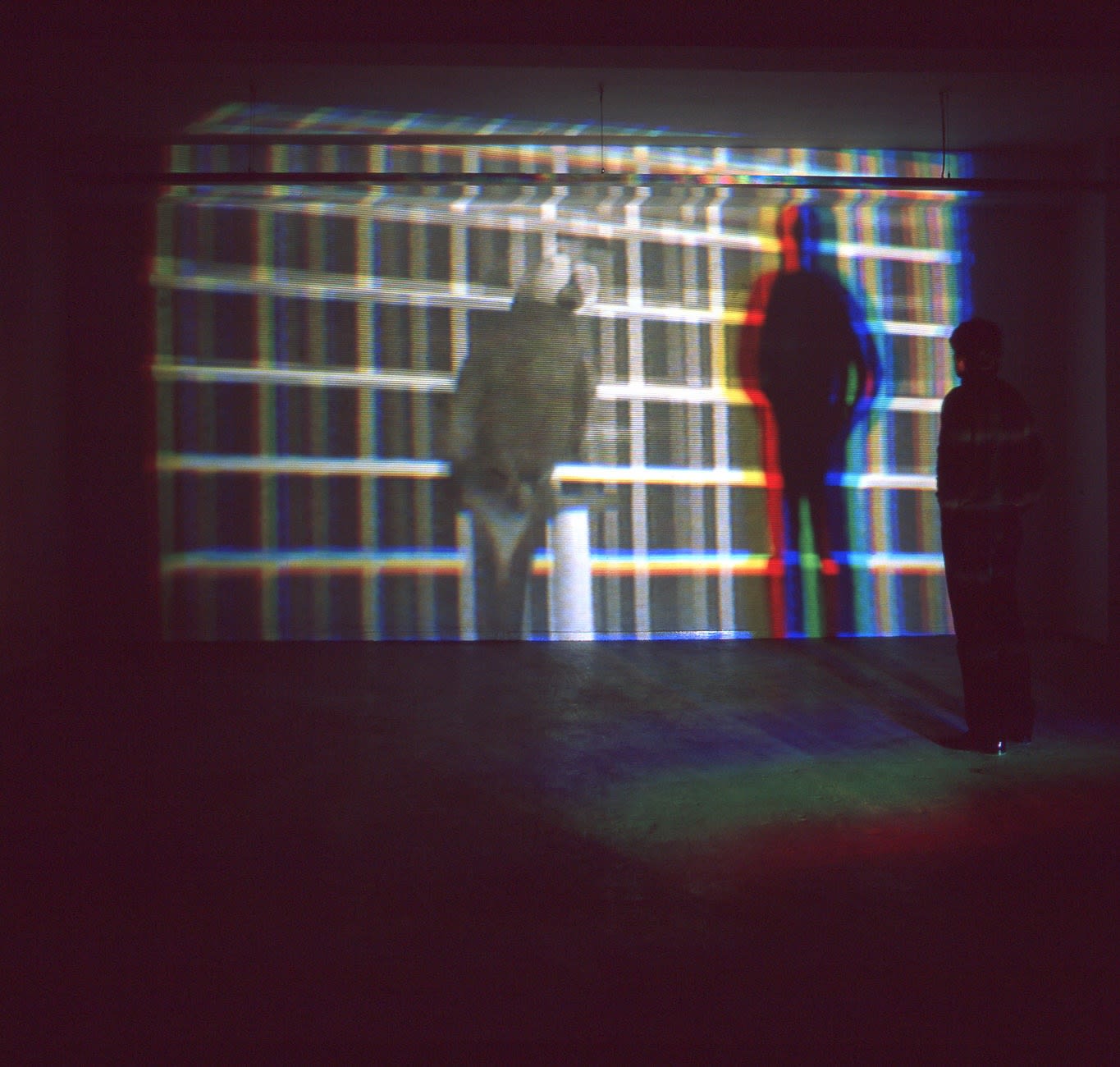 Diana Thater, Scarlet Macaw Crayons, 1995. Exhibition view: Crayons und Moluccan Cacatoo Molly numbers 1 through 10, Schipper & Krome,...