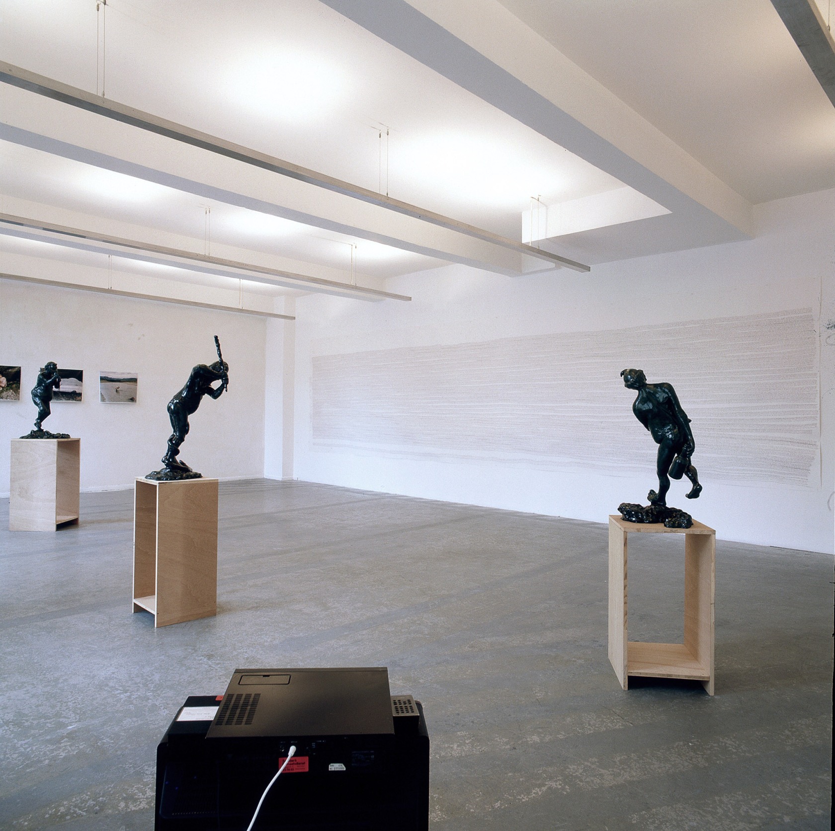 Exhibition view: Sean Landers, Esther Schipper, Cologne, 1993. Photo © Lothar Schnepf