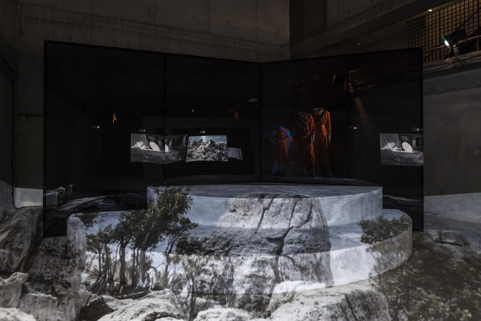 ExtraSpaceCraft, 2016 Three-channel HD video, environment Duration: 12:30 min Photo © Timo Ohler