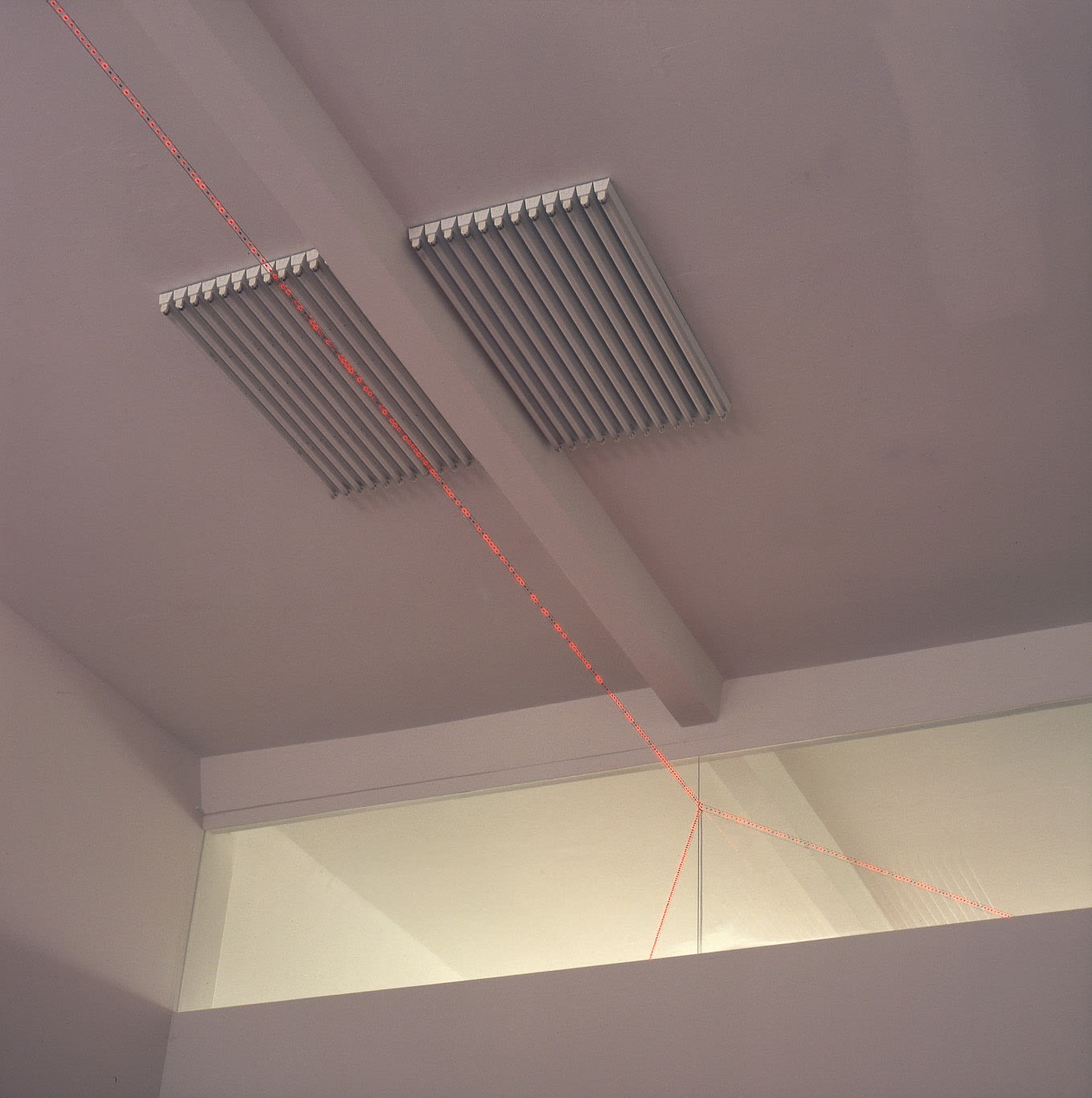 Grönlund Nisunen, LED Construction, 2002 (detail). Exhibition view: AREA, Schipper & Krome, Berlin, 2002. Photo © Howard Sheronas