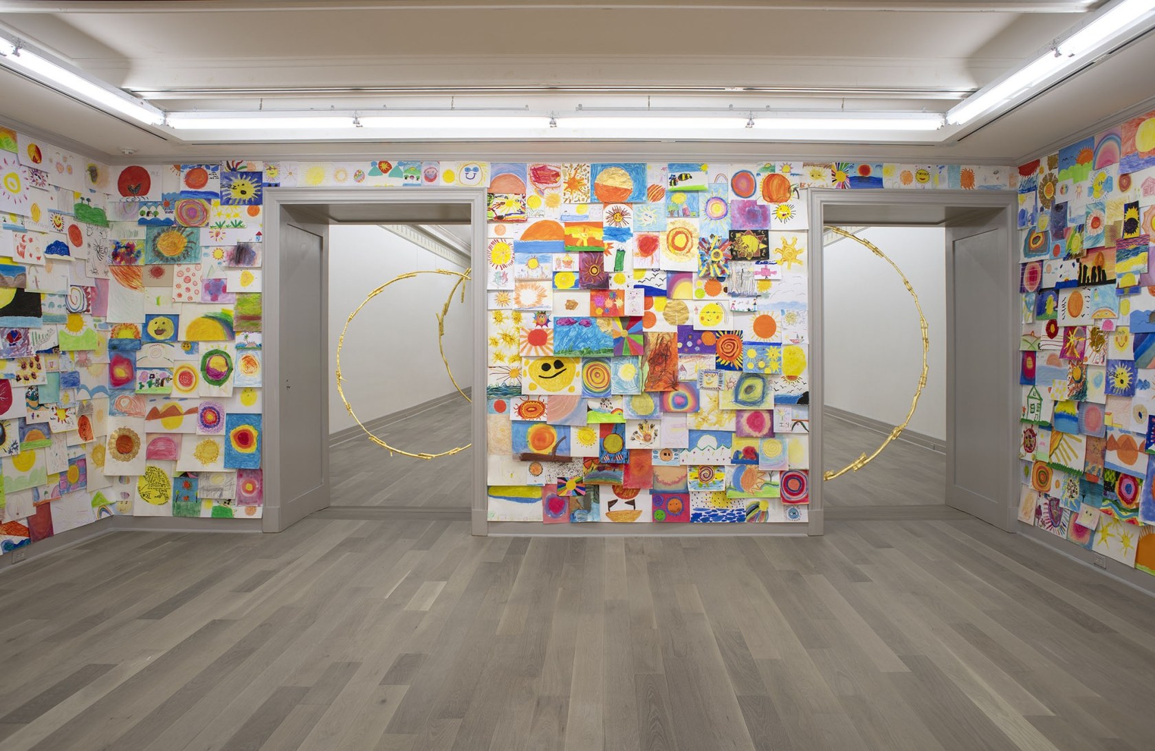 Exhibition view: sunny days, Guild Hall, East Hamtpon, New York Photo © Gary Mamay