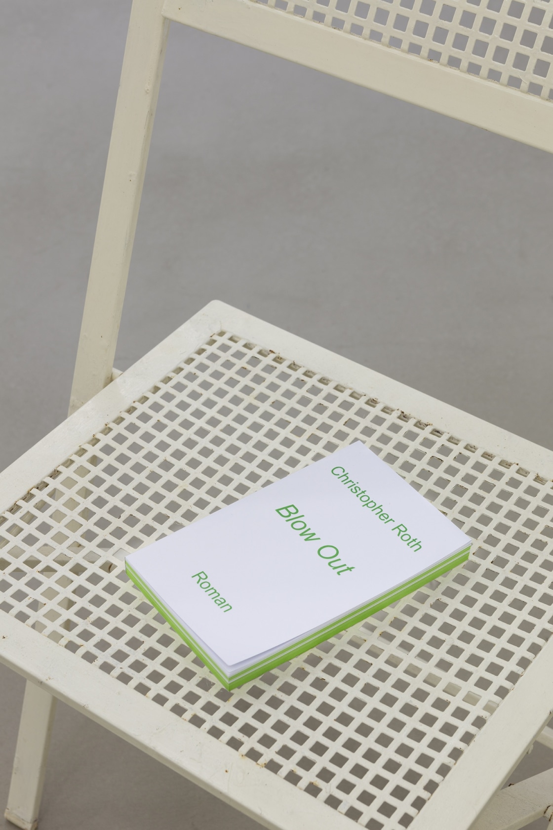 Blow Out (The Novel), 2016 Book (282 pages) The novel explores Quentin Meillassoux’s concept of extro-science fiction (or XSF), a...