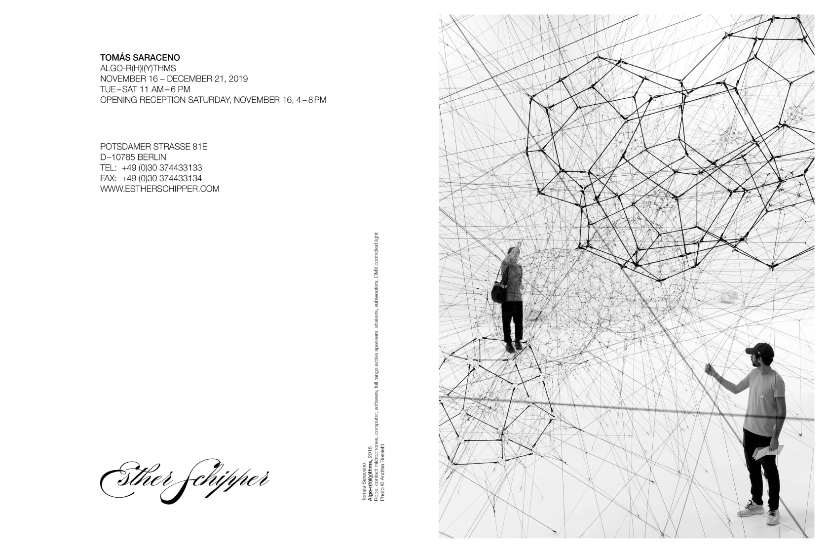 Original exhibition invitation (recto / verso)