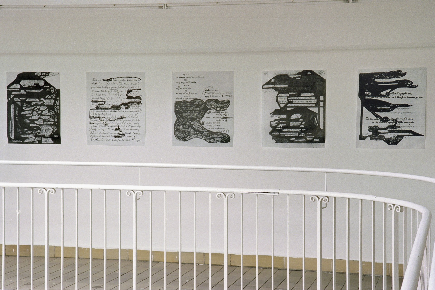 Exhibition view: Matti Braun, S.R., Kunstverein Freiburg, Freiburg, 2003 Photo © Bernhard Strauss