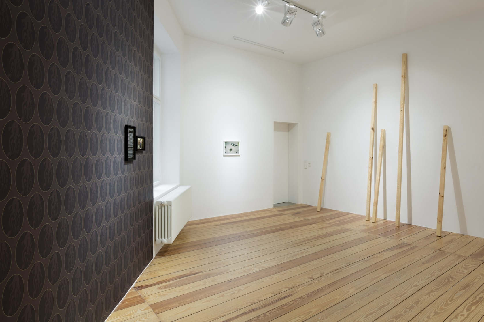 Pak Sheung Chuen Nightmare Wallpaper (No.STC2360-15/a), 2016 (detail; left) Wallpaper with framed document, drawings, photographs The work consists of three...