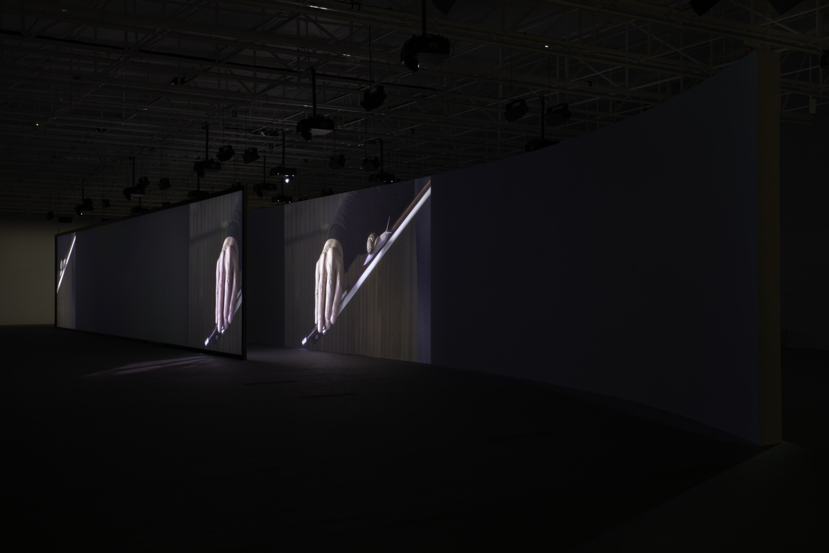 AS YOU GO, 2019 (detail) 13-channel HD video (color) and 22-channel discrete sound installation Installation dimensions variable Duration: 39:24 min...