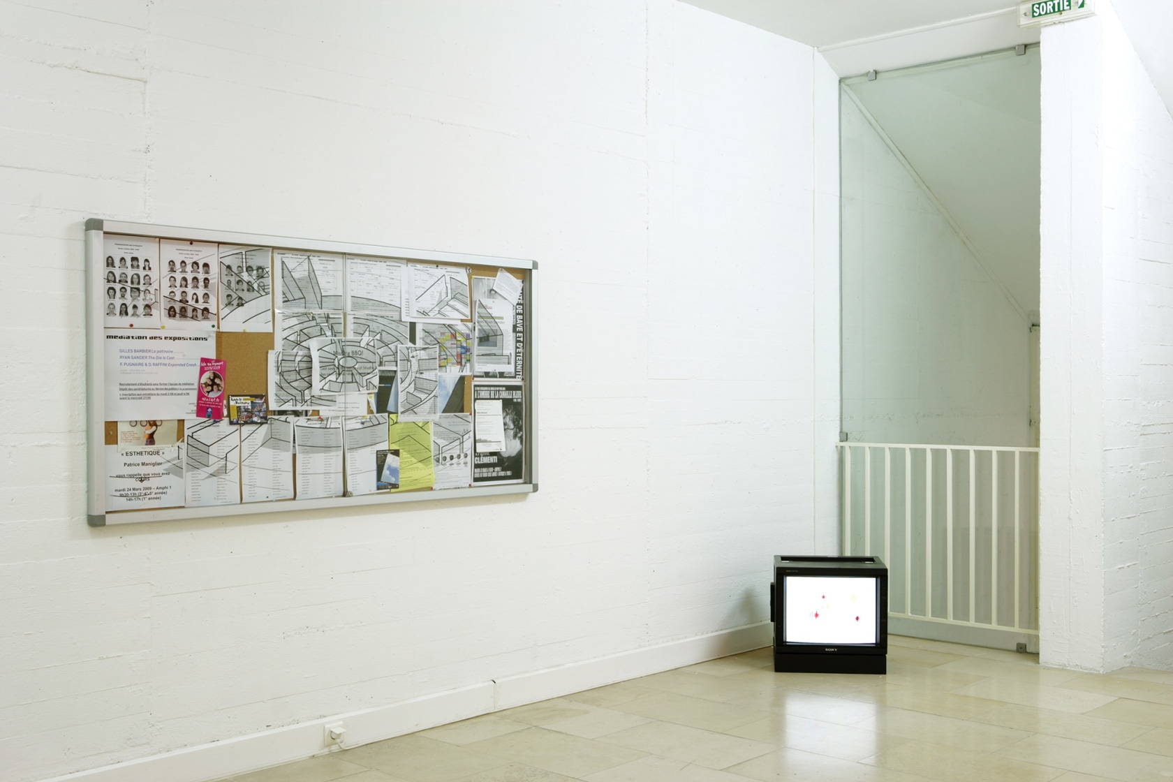 Exhibition view The Die Is Cast, 2009 Villa Arson, Nice Photo © Jean Brasille