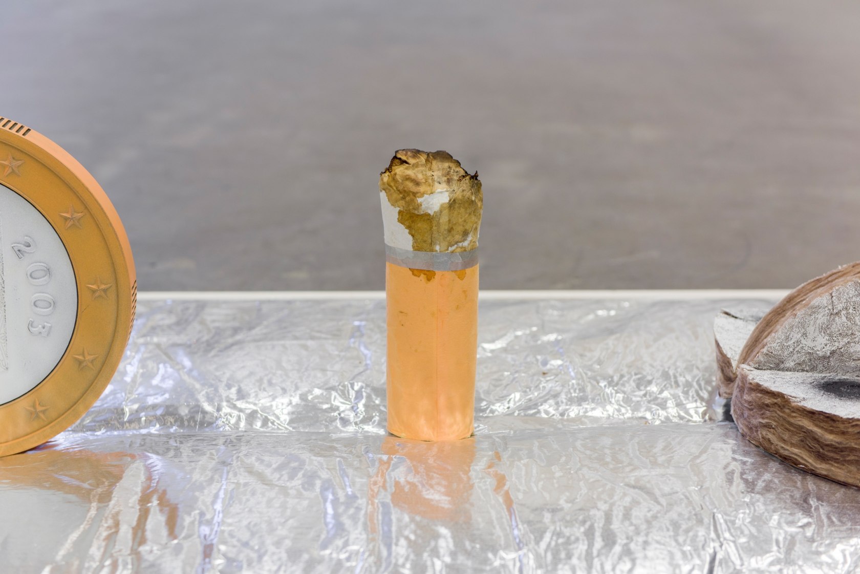 irish heating bill, 2020 (detail) Wooden crate with customized CNC cut thermally insulated foam, fiberglass, aluminum 130 x 85 x...