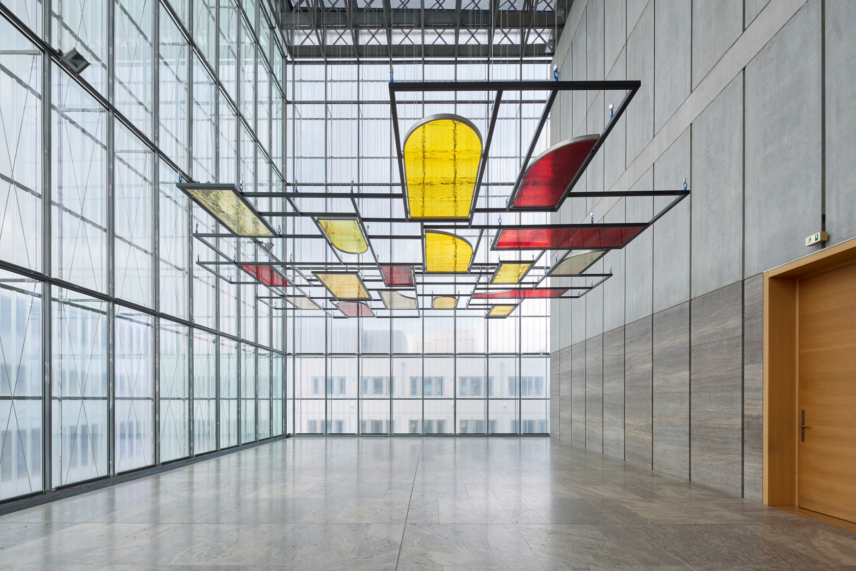 Exhibition view: Rosa Barba, Under the Canopy, 2025, Foto: Alexander Schmidt/PUNCTUM © VG Bild-Kunst Bonn, 2025