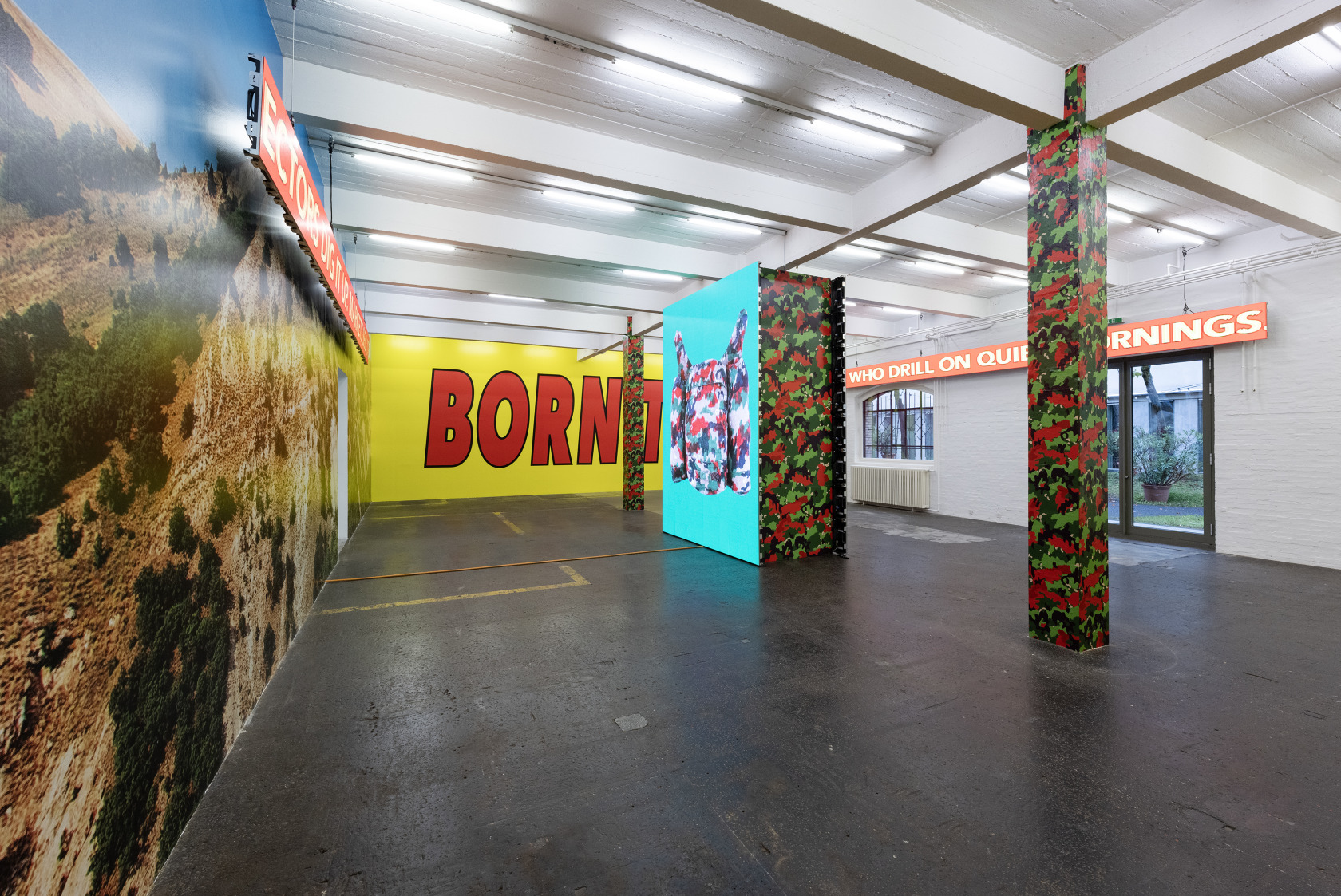 Exhibition view: Cemile Sahin, BB – BORN TO BLOOM, 2025. Kunst Halle Sankt Gallen, 2025. Photo © Kunst Halle Sankt...