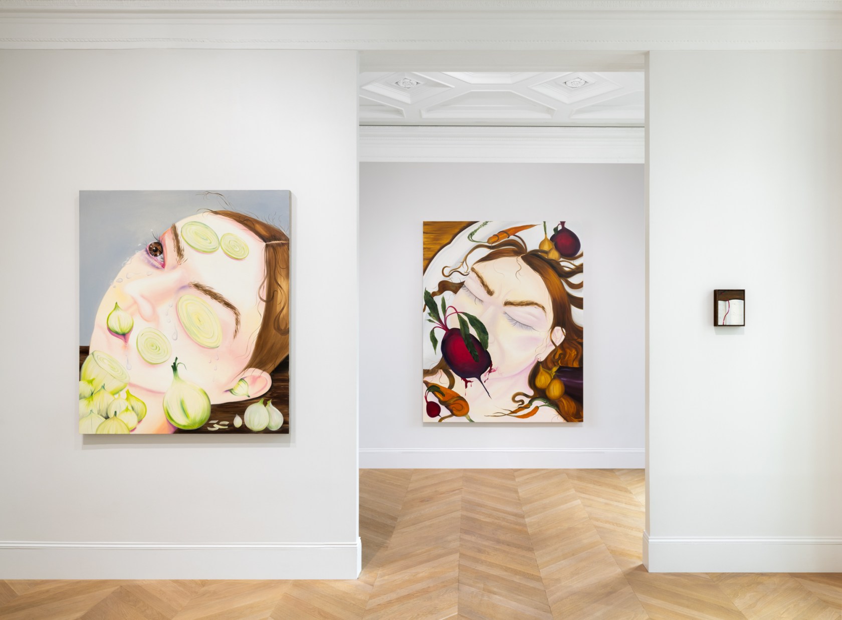 Exhibition view: Karolina Jabłońska, Jarred Kitchen, Esther Schipper, Paris, 2025. Photo © Andrea Rossetti