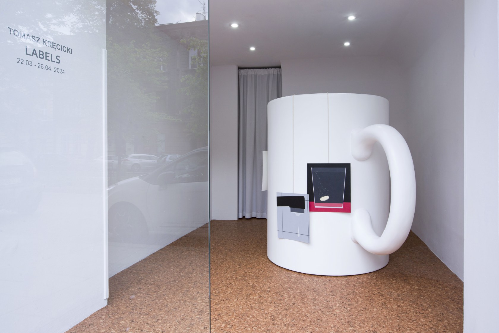 Exhibition view: Labels, Piana Gallery Foundation, Kraków, 2024. Photo © Filip Rybkowski