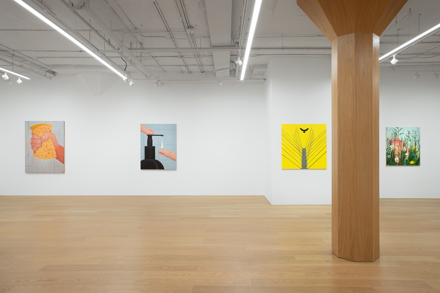 Exhibition view: Tomasz Kręcicki, Light as A Feather, Longlati Foundation, Shanghai, 2024. Photo © Longlati