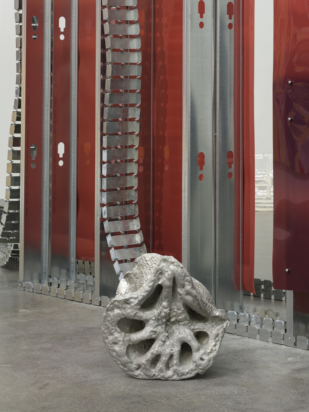 Exhibition view: Lotus L. Kang, 2021 Triennial: Soft Water, Hard Stone, New Museum, New York, 2021. Photo credit © Sebastian...