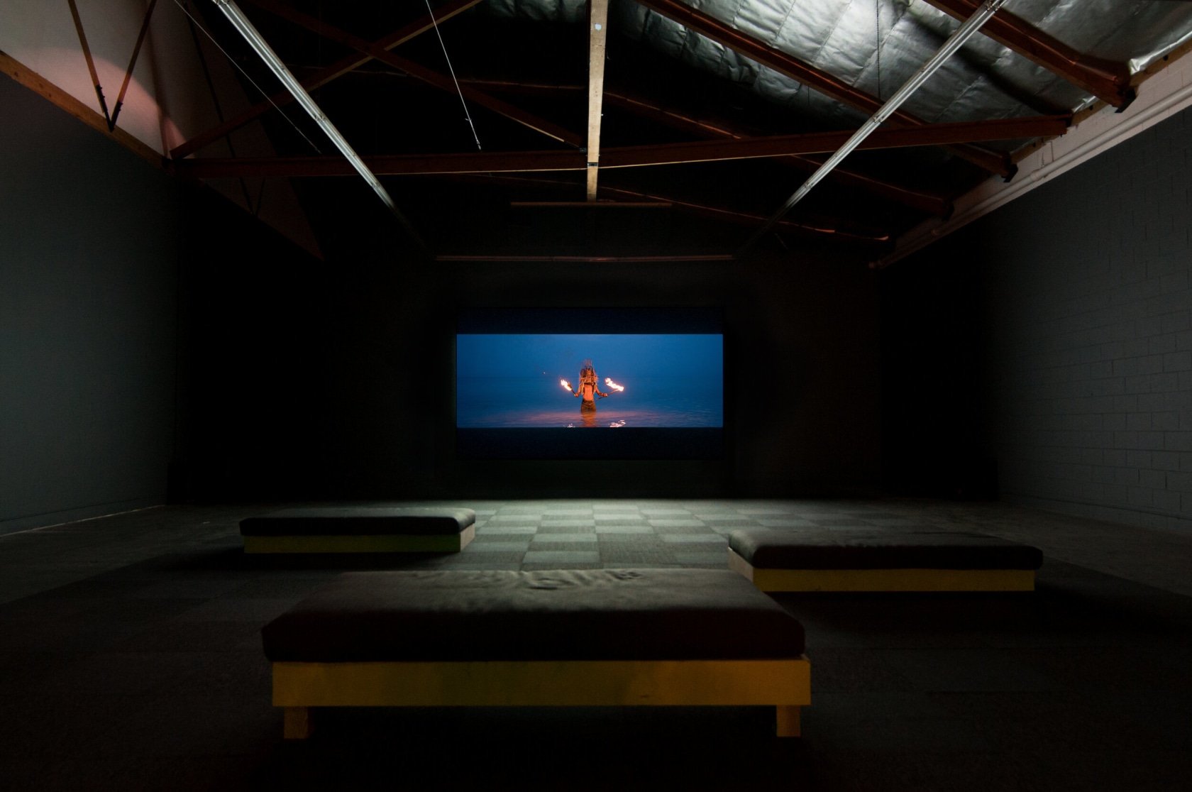 Exhibition view: Tuan Andrew Nguyen, The Island, The Mistake Room, Los Angeles, 2018. © Tuan Andrew Nguyen. Courtesy of Tuan...