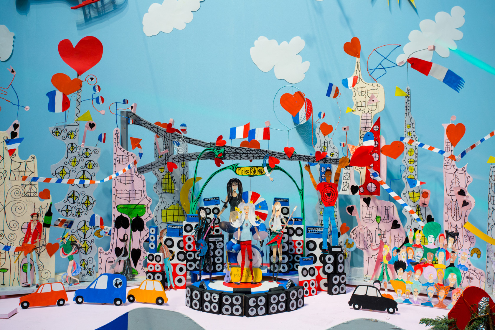 Exhibition view: Nathan Carter, Ladies and Gentlemen, Meet the Dramatics, Museum of Contemporary Art, Denver, 2016. Photo © MCA Denver