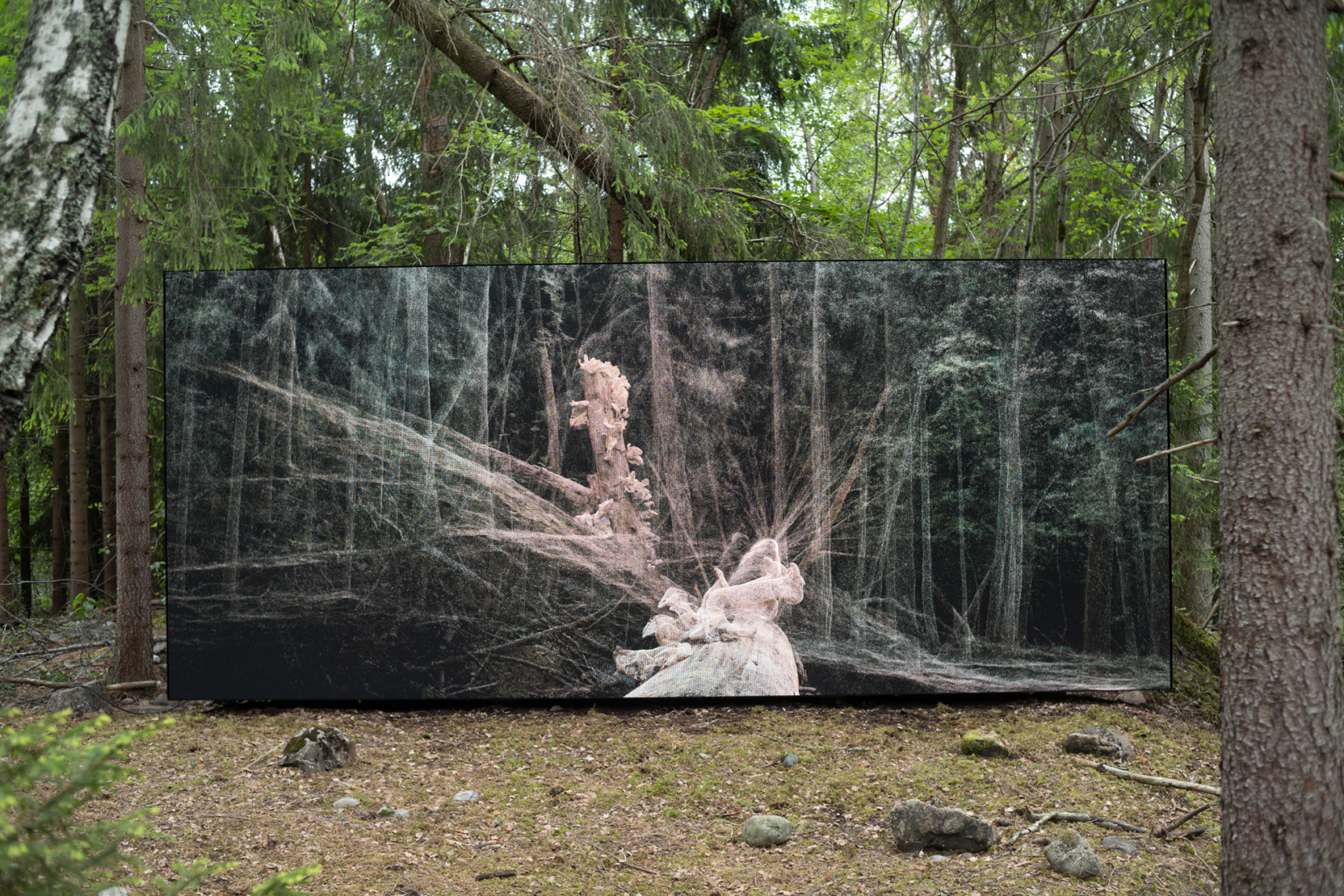 Exhibition view: Pierre Huyghe, Variants, Kistefos Museum, Jevnaker, 2022. © the artist / VG Bild-Kunst, Bonn. Photo © Ola Rindal