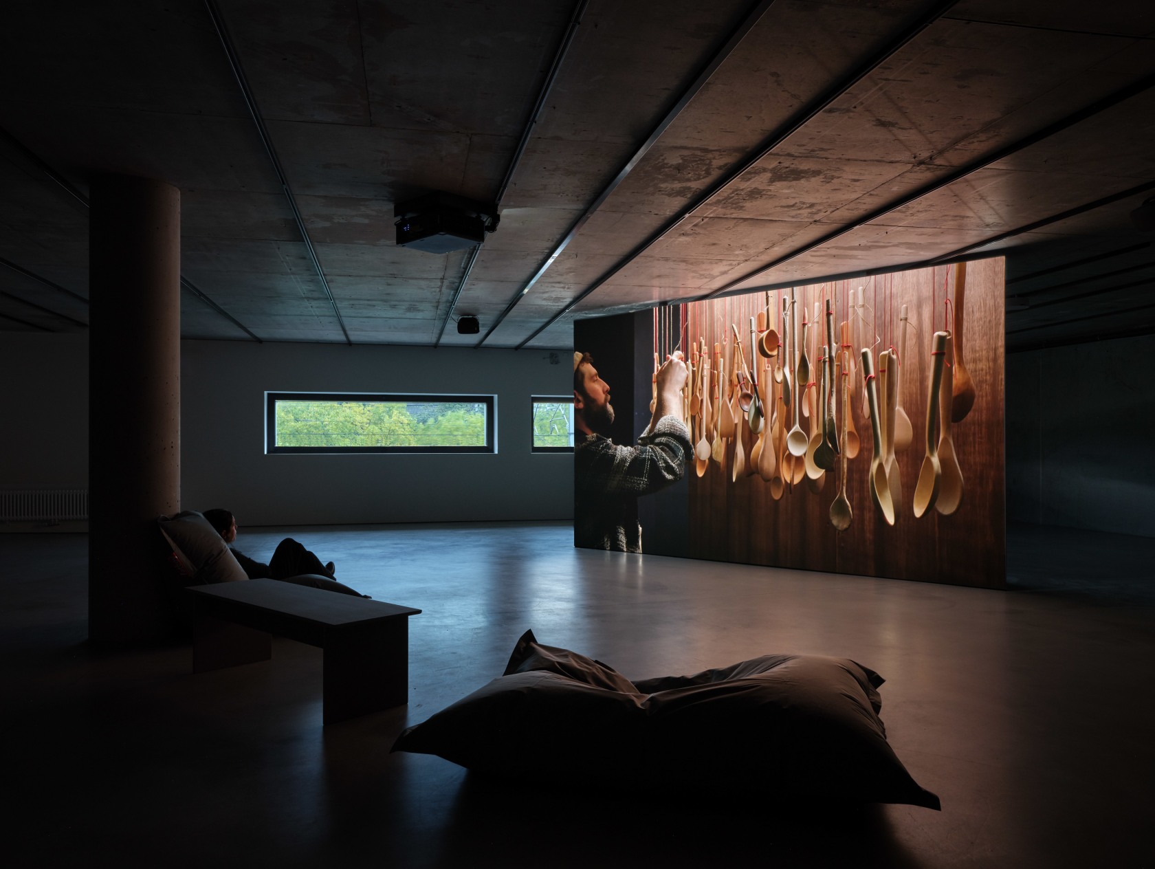Exhibition view: David Claerbout, Five Hours, Fifty Days, Fifty Years, Konschthal Esch⁠, Luxembourg, 2025. © Konschthal Esch, photo Christof Weber