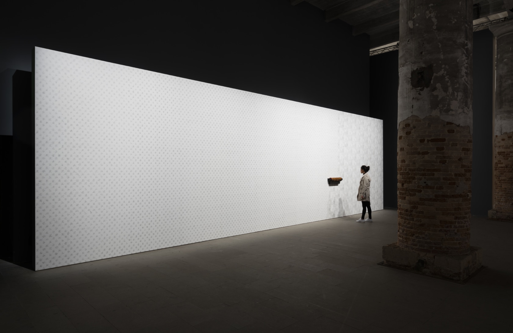 Exhibition view: Anri Sala, All of a Tremble (Encounter I), 57th International Art Exhibition, Venice, 2017. Photo © Andrea Rossetti