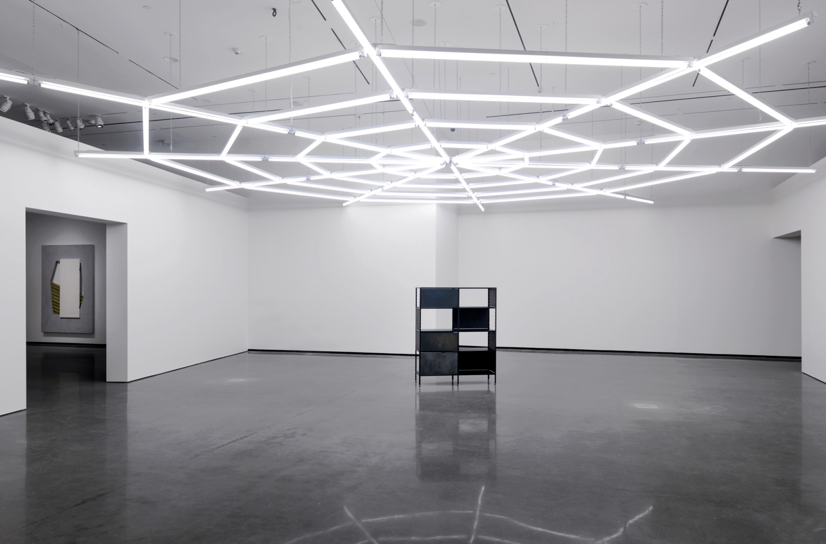 Exhibition view: Martin Boyce, When Now Is Night, Museum Of Art, Rhode Island School Of Design, 2015.